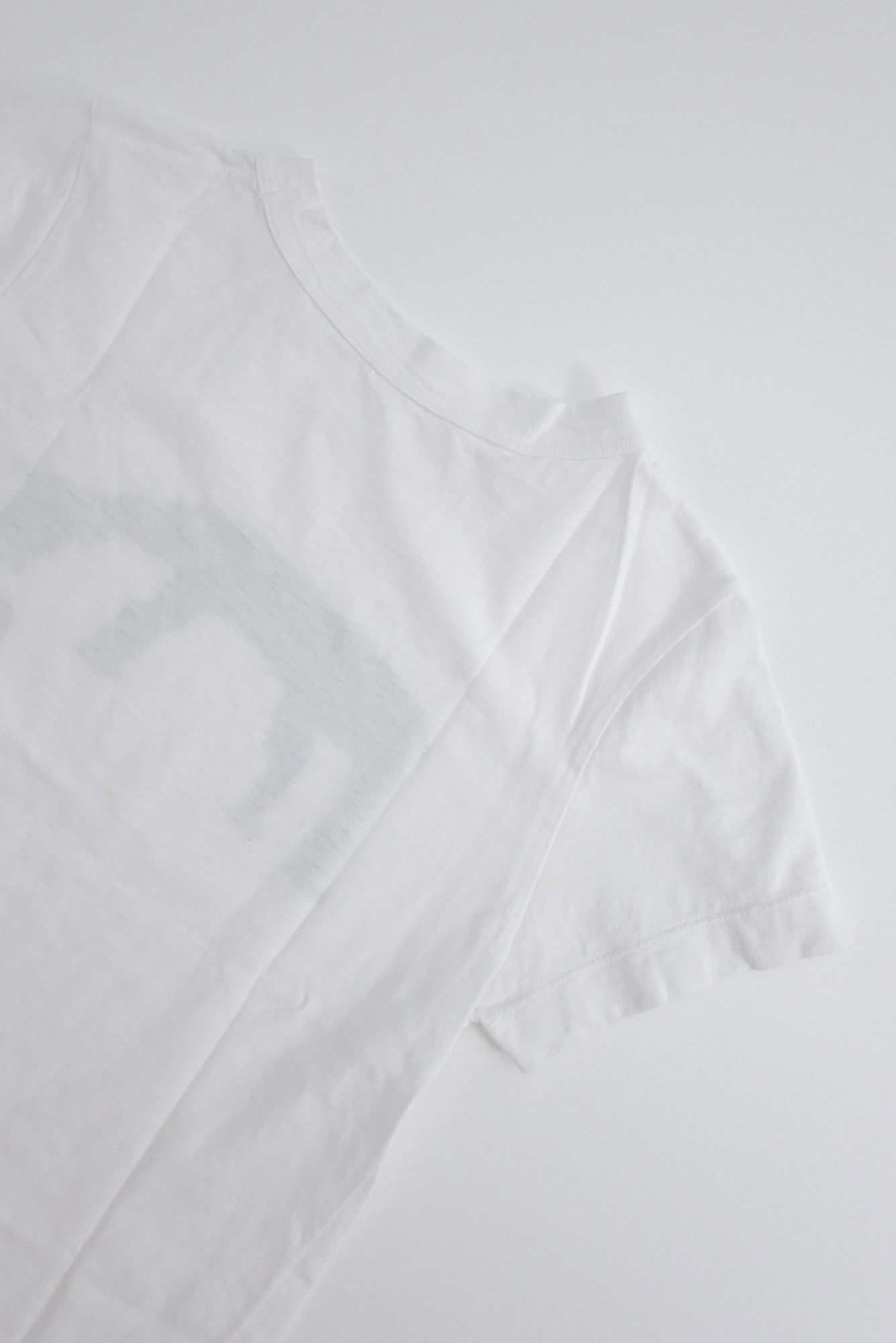 45RPM Tee shirt Blanc vintage, passéist — photo 11