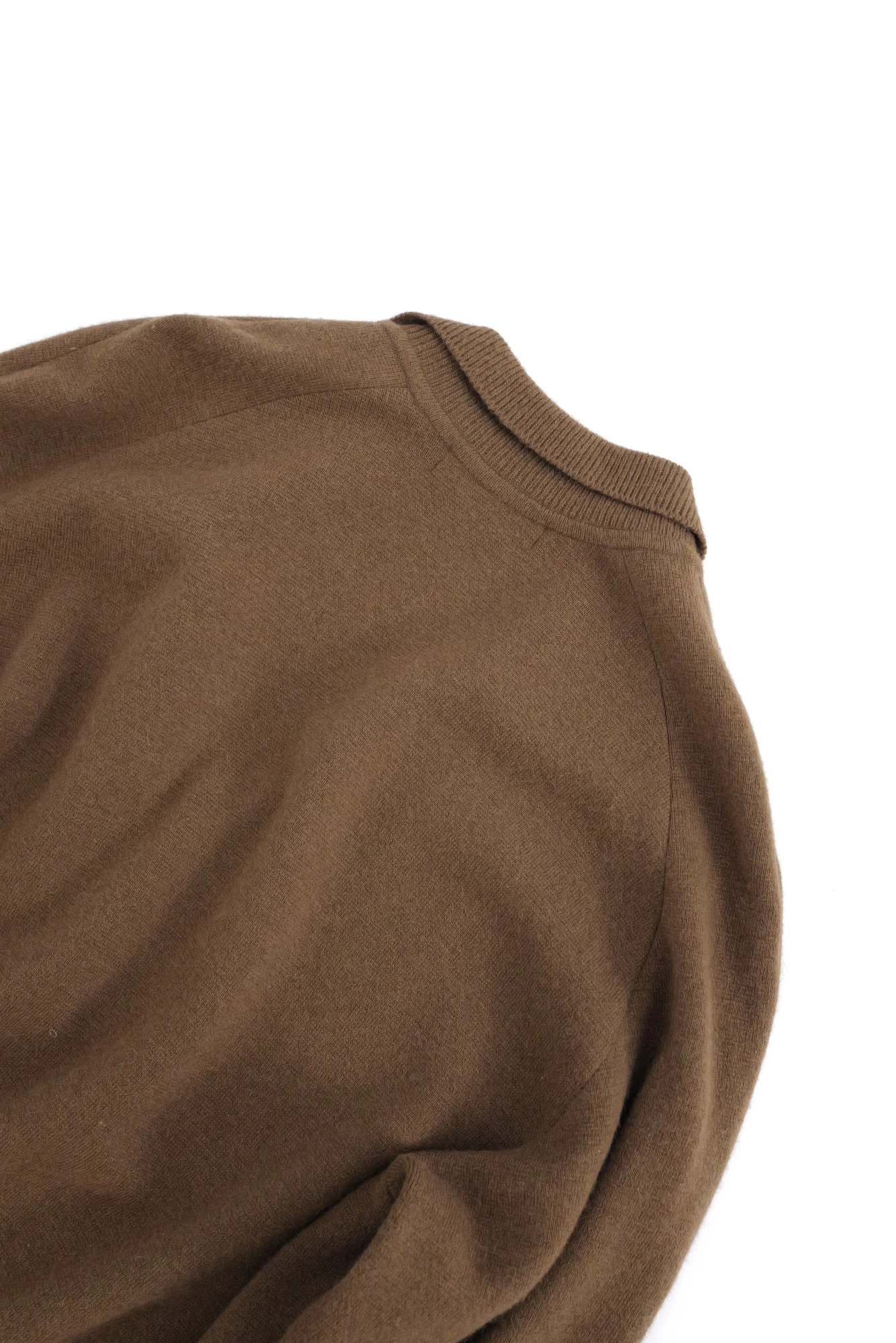 ISSEY MIYAKE Cardigan en laine Marron vintage, passéist — photo 14