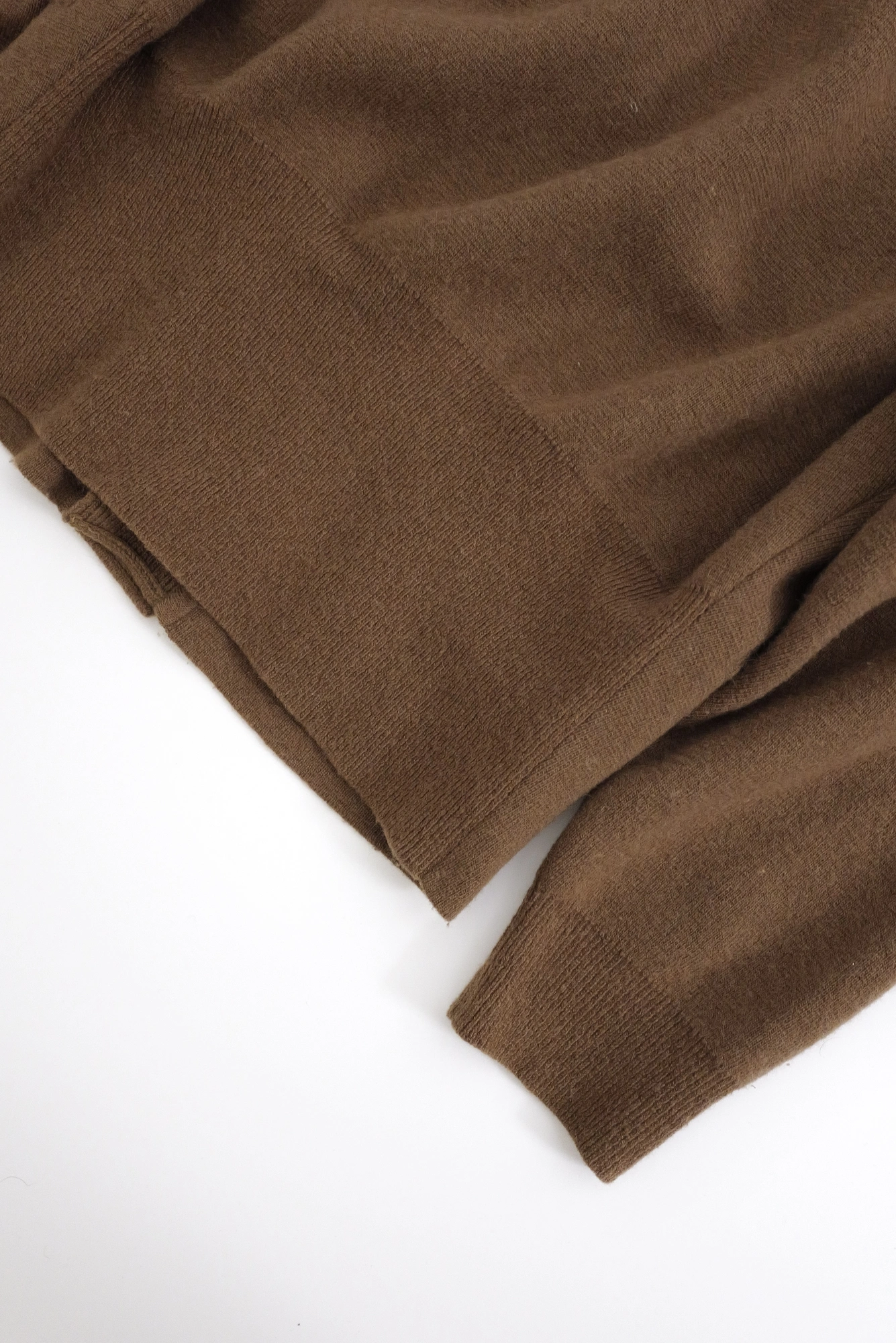 ISSEY MIYAKE Cardigan en laine Marron vintage, passéist — photo 15