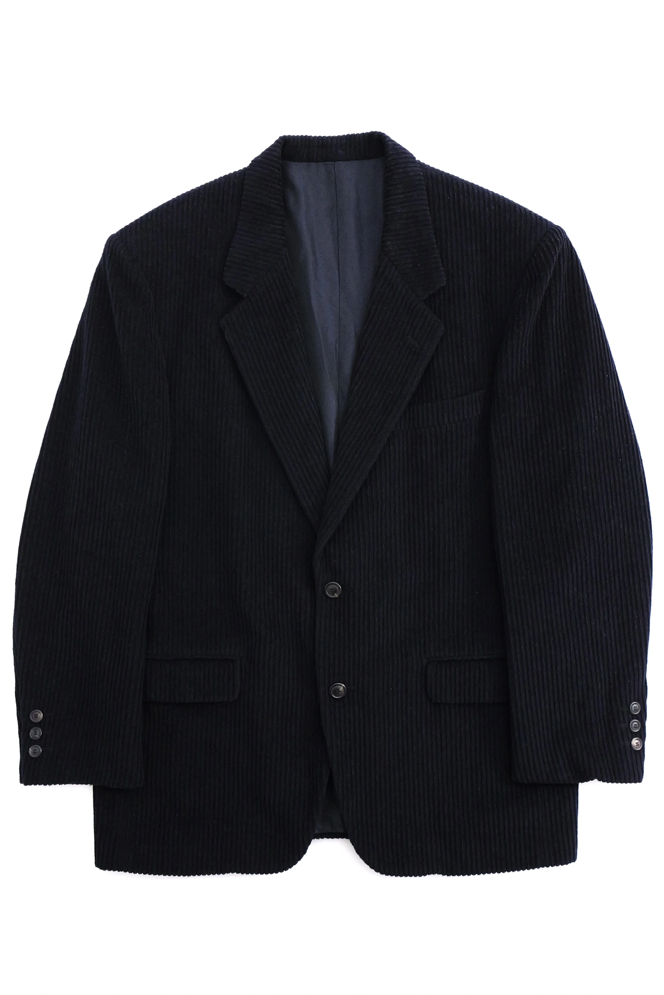 ISSEY MIYAKE Veste en laine Marine vintage, passéist — photo 1