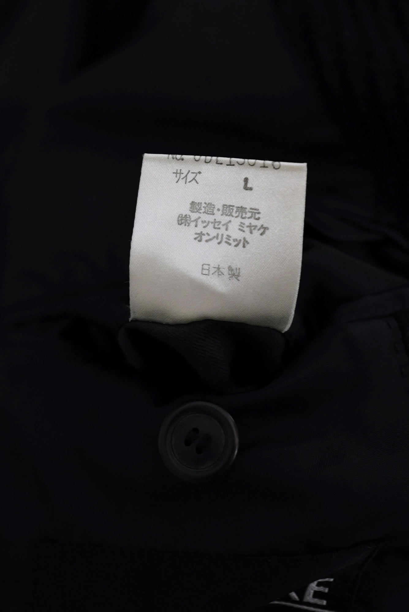 ISSEY MIYAKE Veste en laine Marine vintage, passéist — photo 12