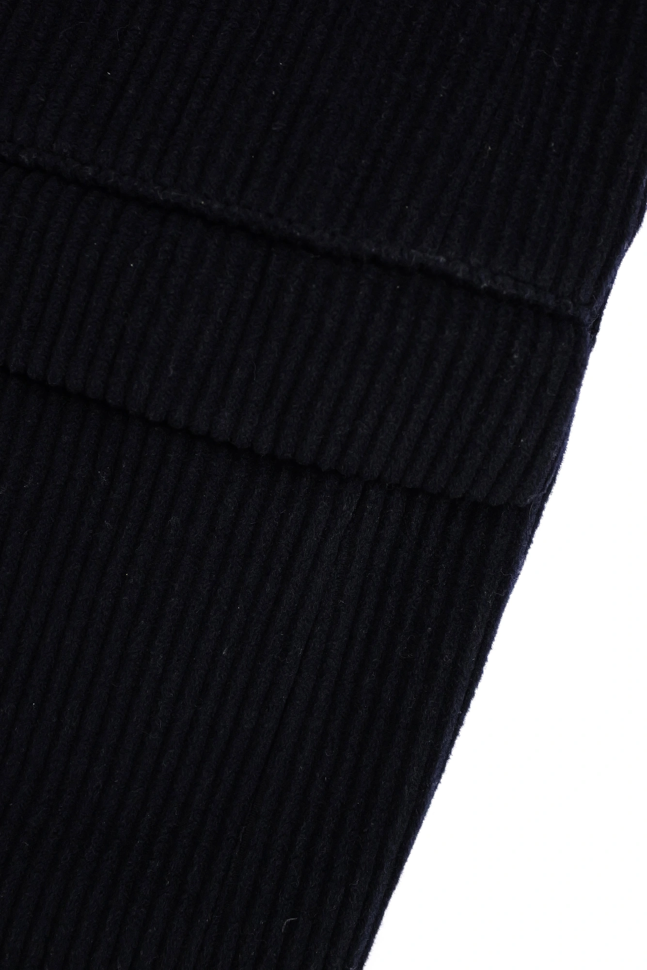 ISSEY MIYAKE Veste en laine Marine vintage, passéist — photo 7
