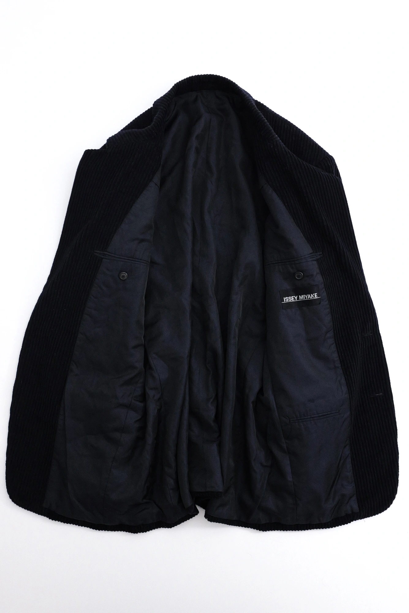 ISSEY MIYAKE Veste en laine Marine vintage, passéist — photo 9