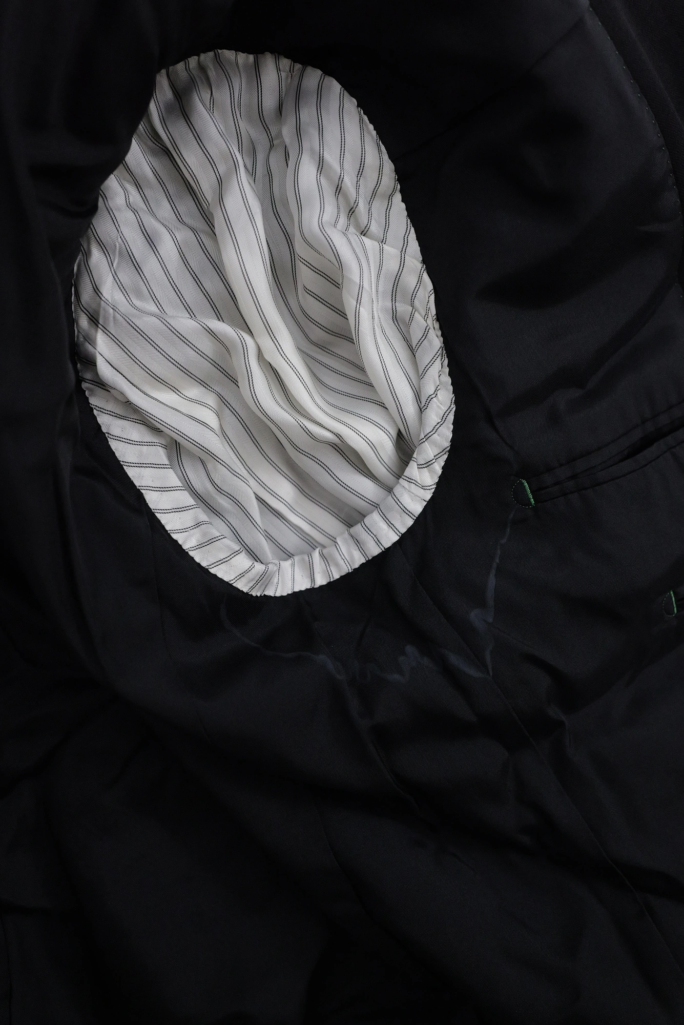 ISSEY MIYAKE Veste en laine Noir vintage, passéist — photo 13