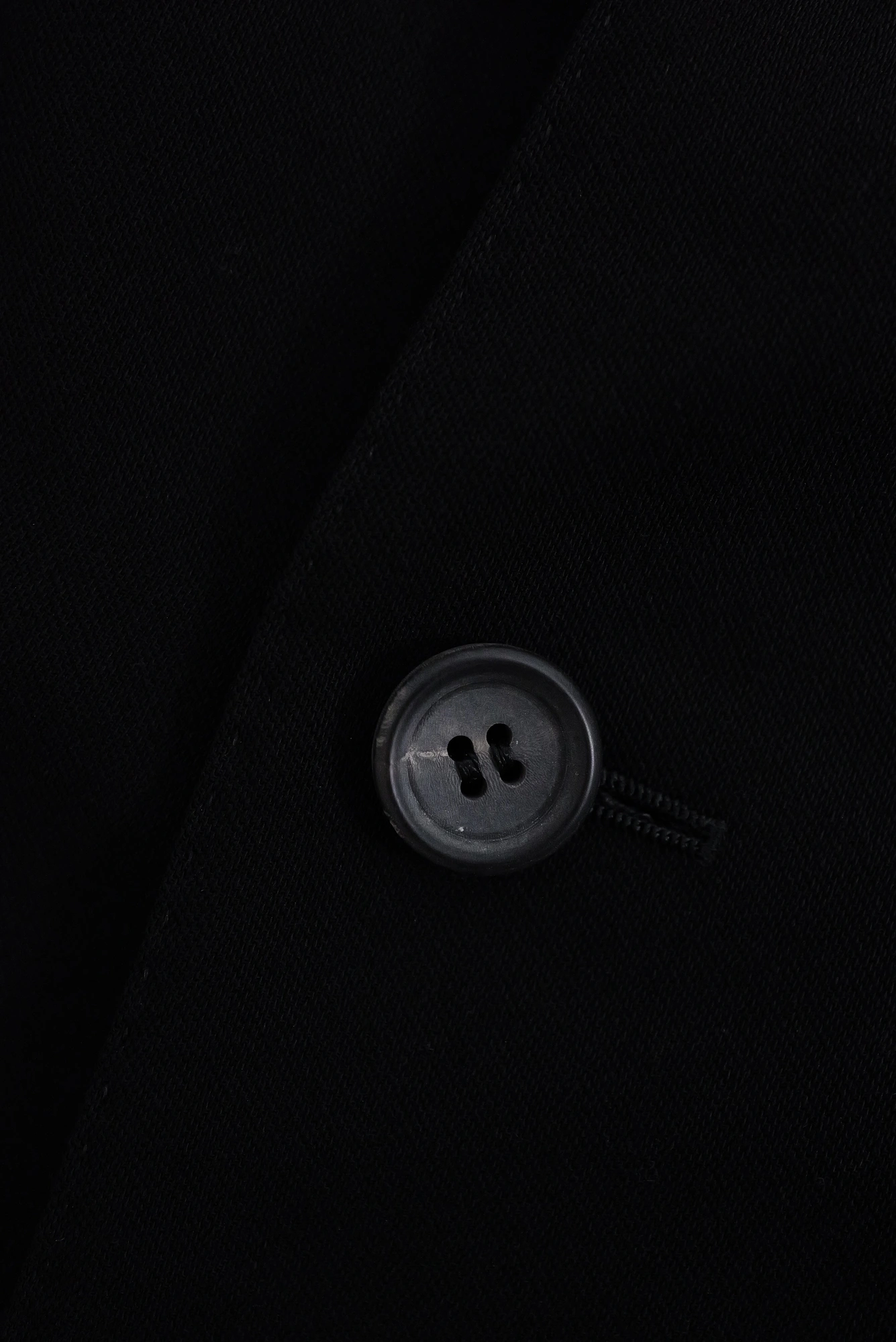 ISSEY MIYAKE Veste en laine Noir vintage, passéist — photo 5