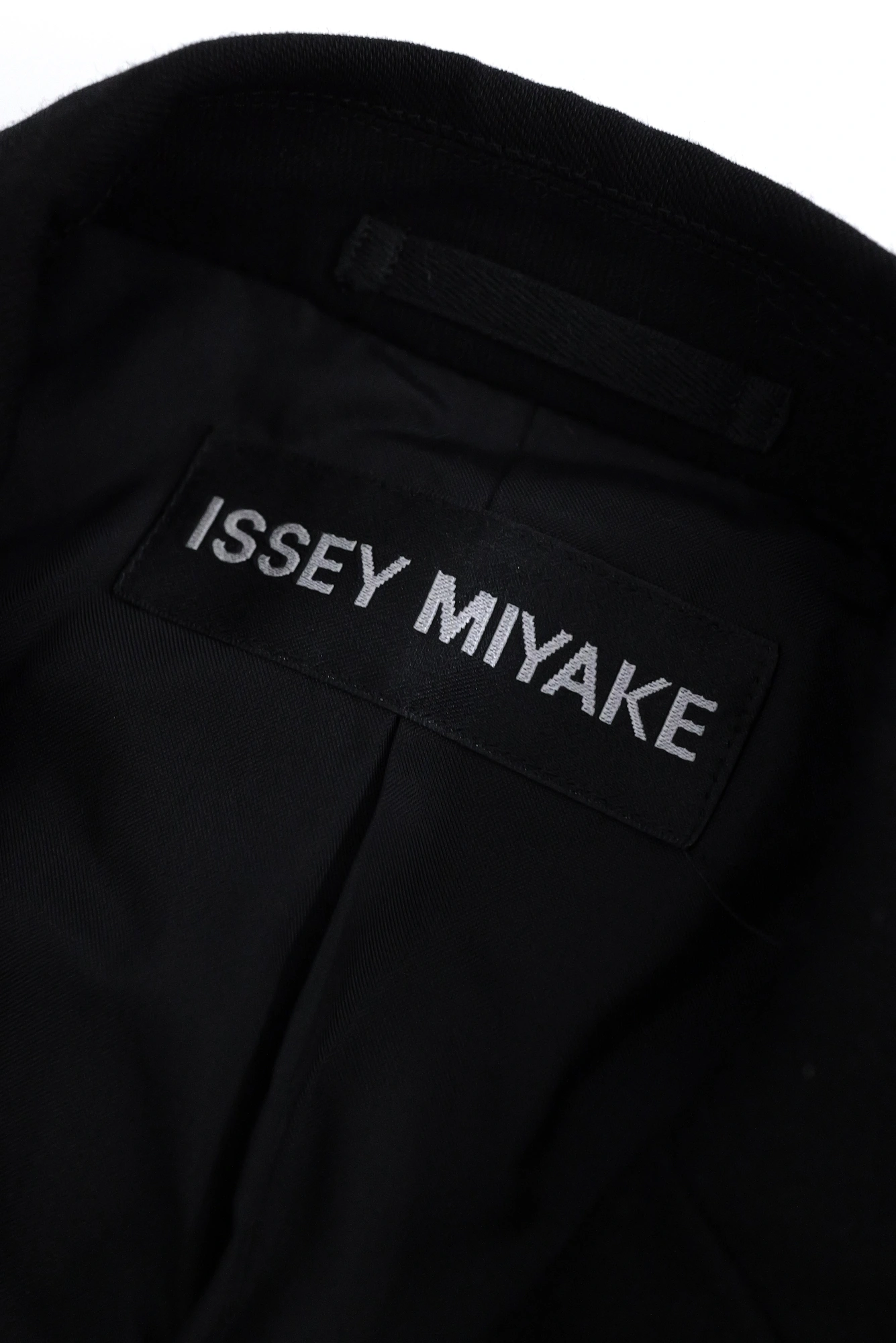 ISSEY MIYAKE Veste en laine Noir vintage, passéist — photo 6