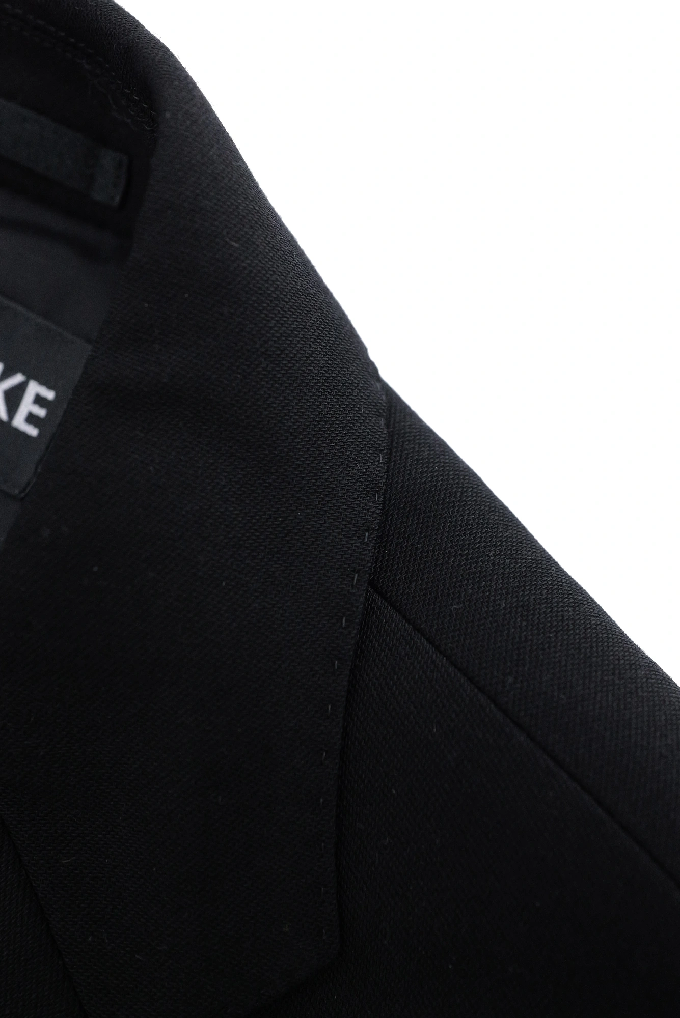 ISSEY MIYAKE Veste en laine Noir vintage, passéist — photo 8