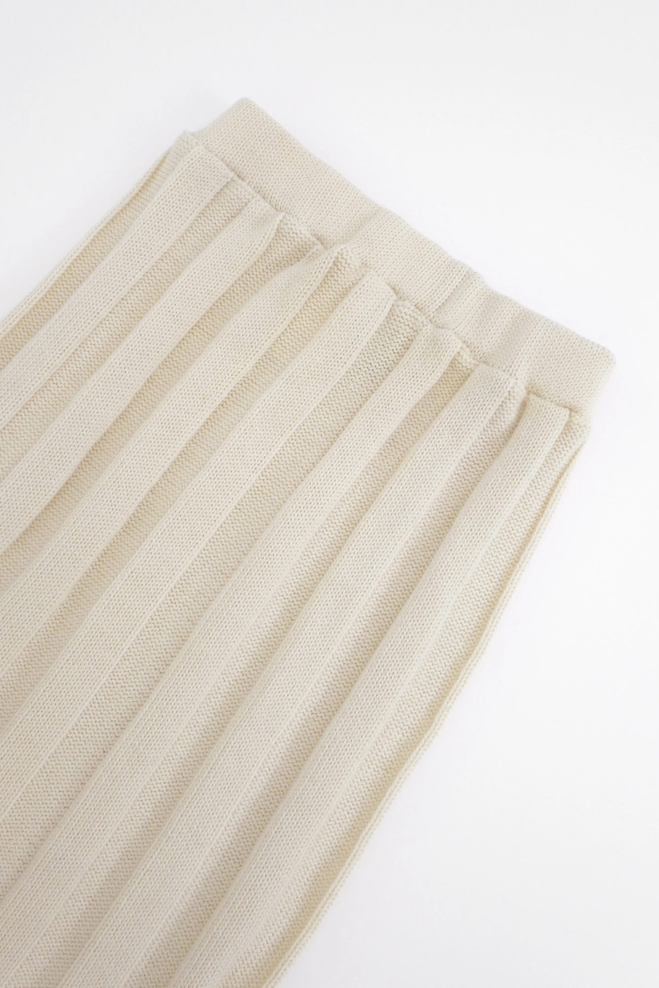 COMME DES GARÇONS Jupe longue en laine Beige vintage, passéist — photo 2