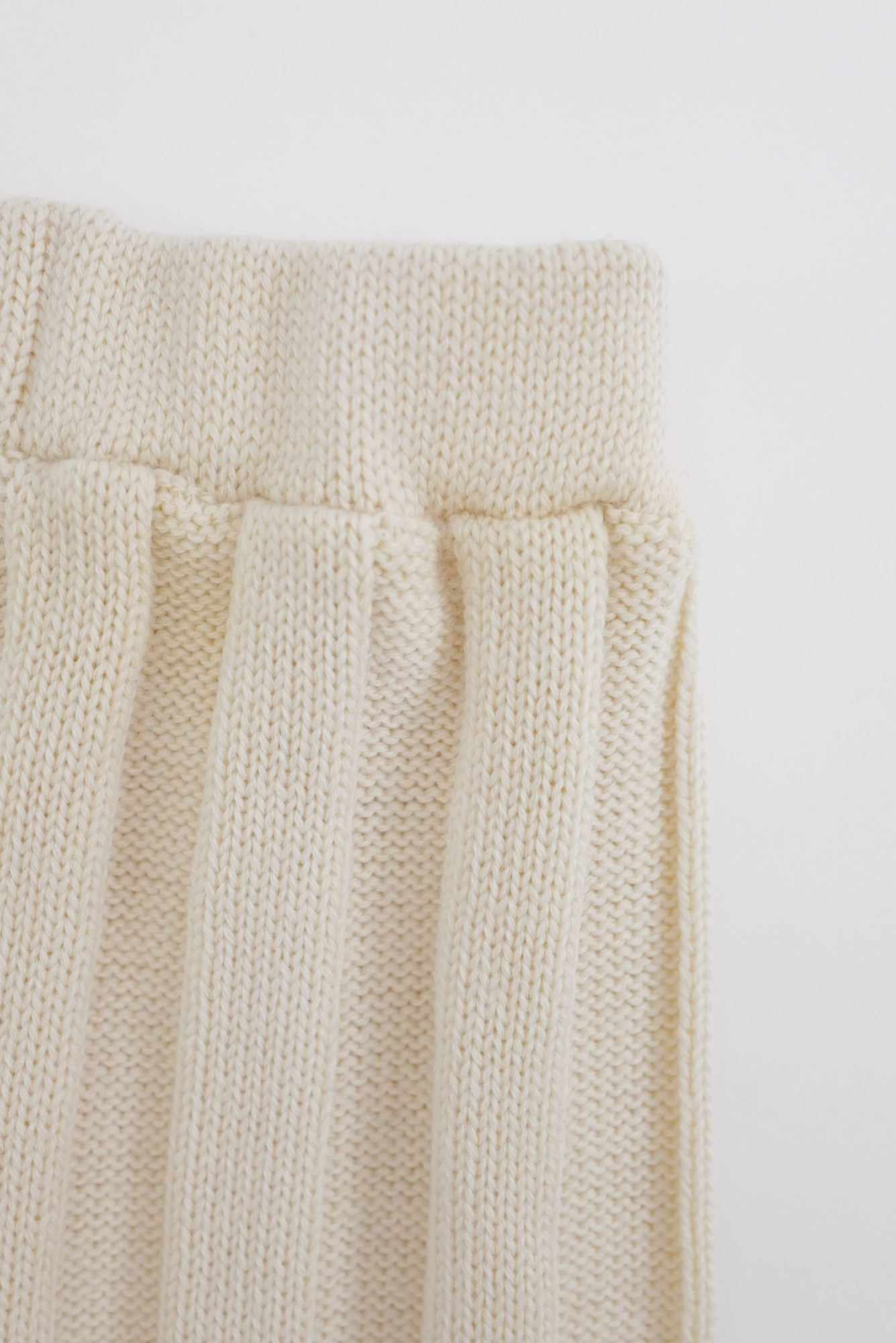 COMME DES GARÇONS Jupe longue en laine Beige vintage, passéist — photo 4