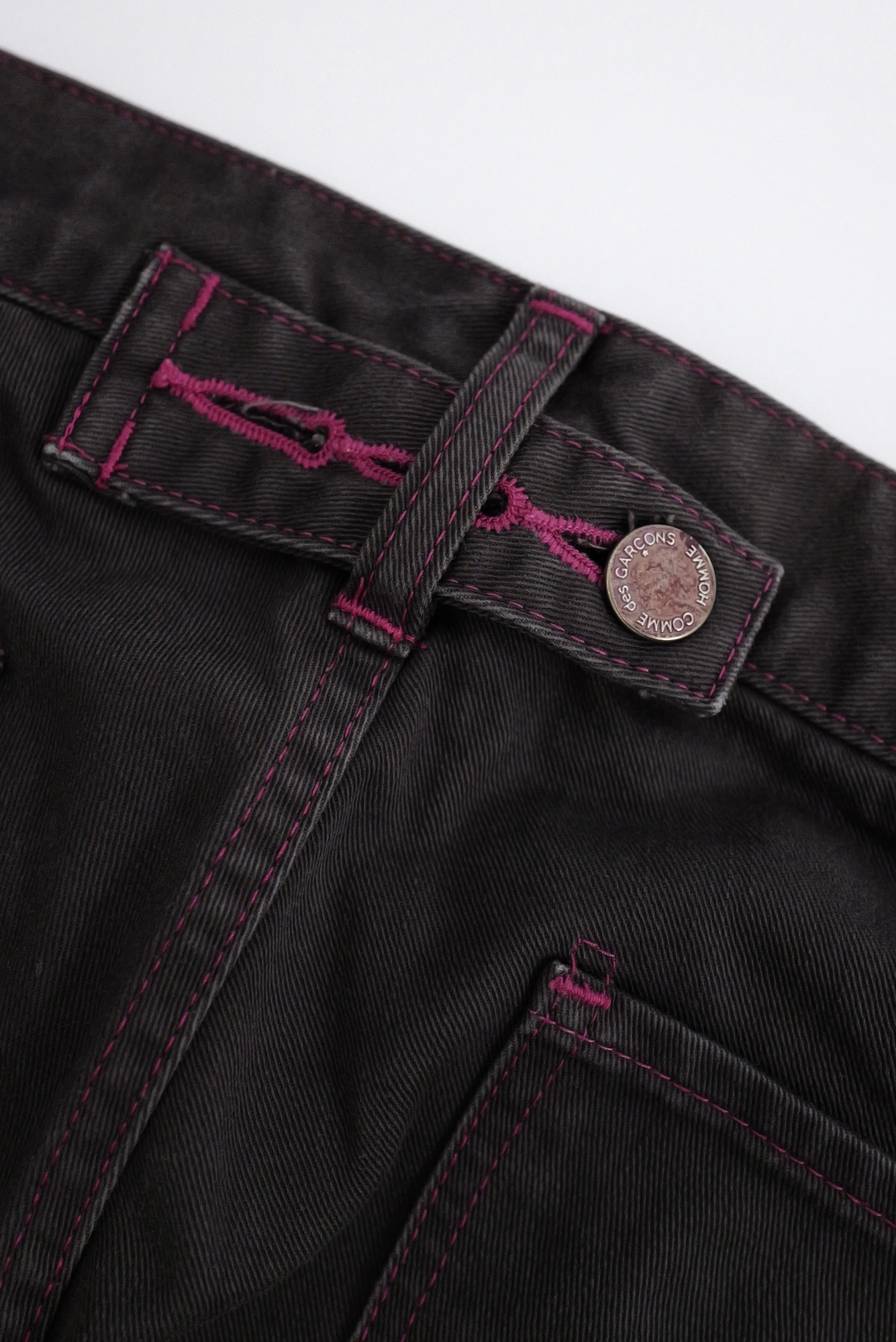 COMME DES GARÇONS Pantalon Marron vintage, passéist — photo 15
