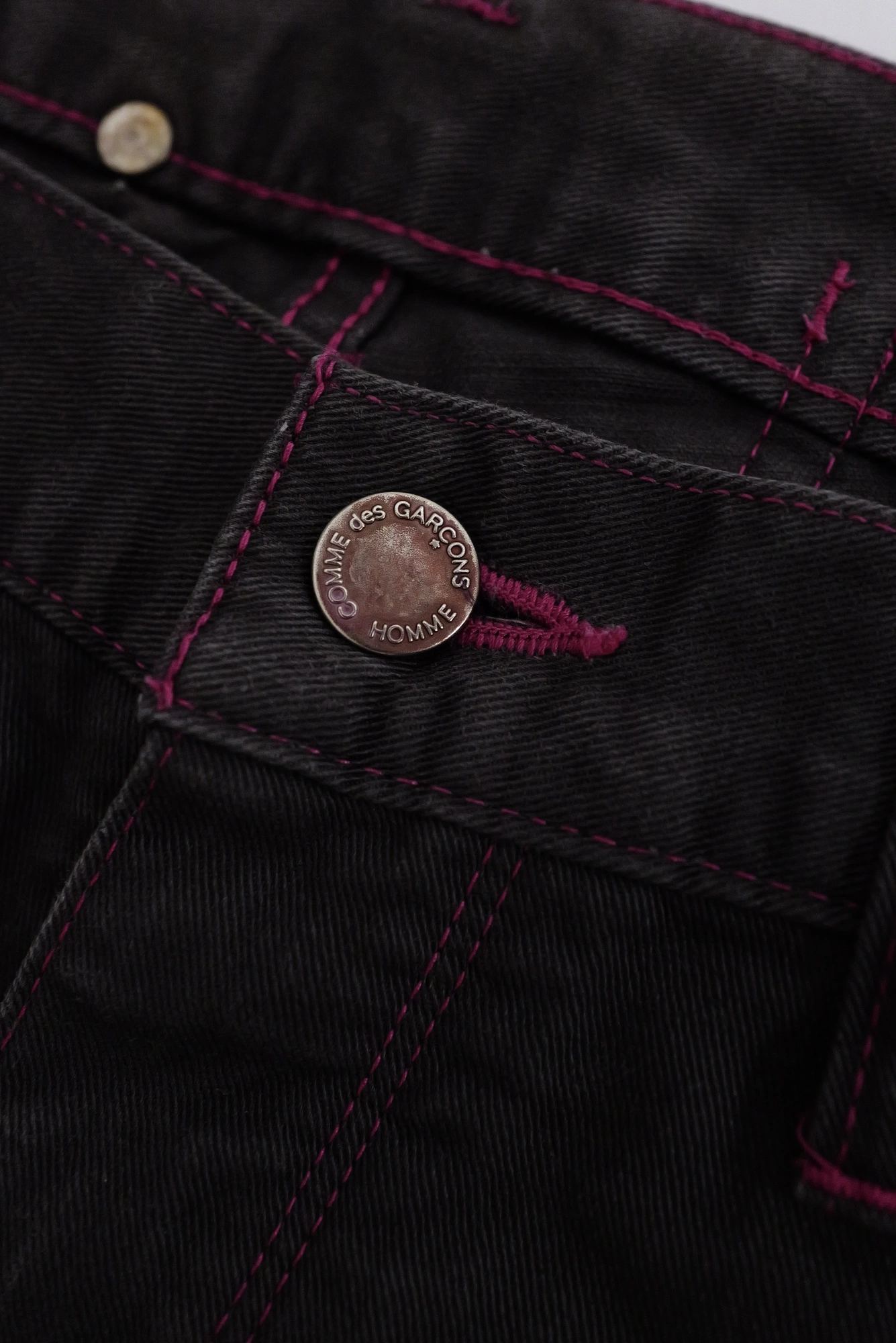 COMME DES GARÇONS Pantalon Marron vintage, passéist — photo 7