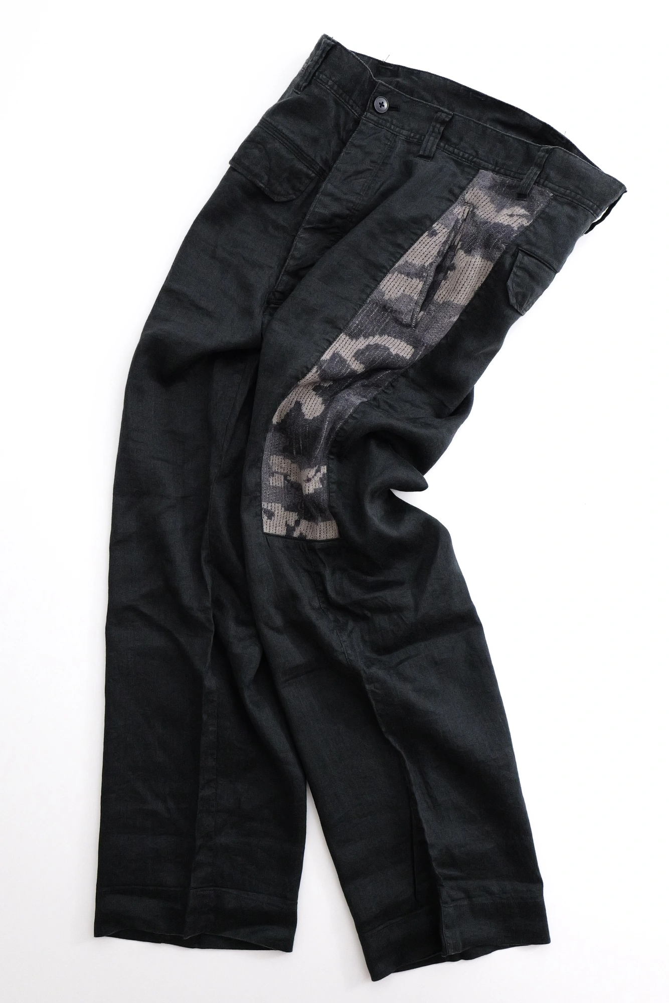 YOHJI YAMAMOTO Pantalon Anthracite vintage, passéist — photo 2