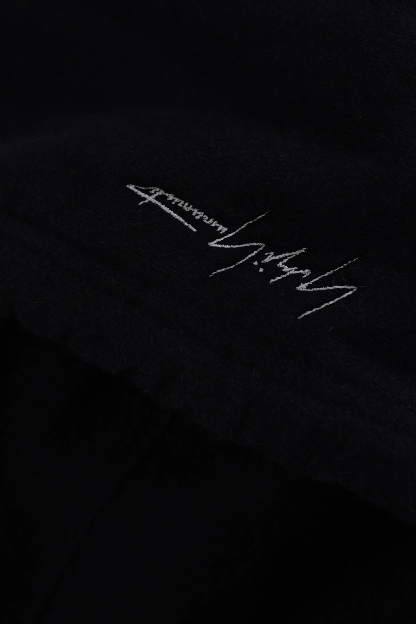 YOHJI YAMAMOTO Sweat Noir vintage, passéist — photo 4