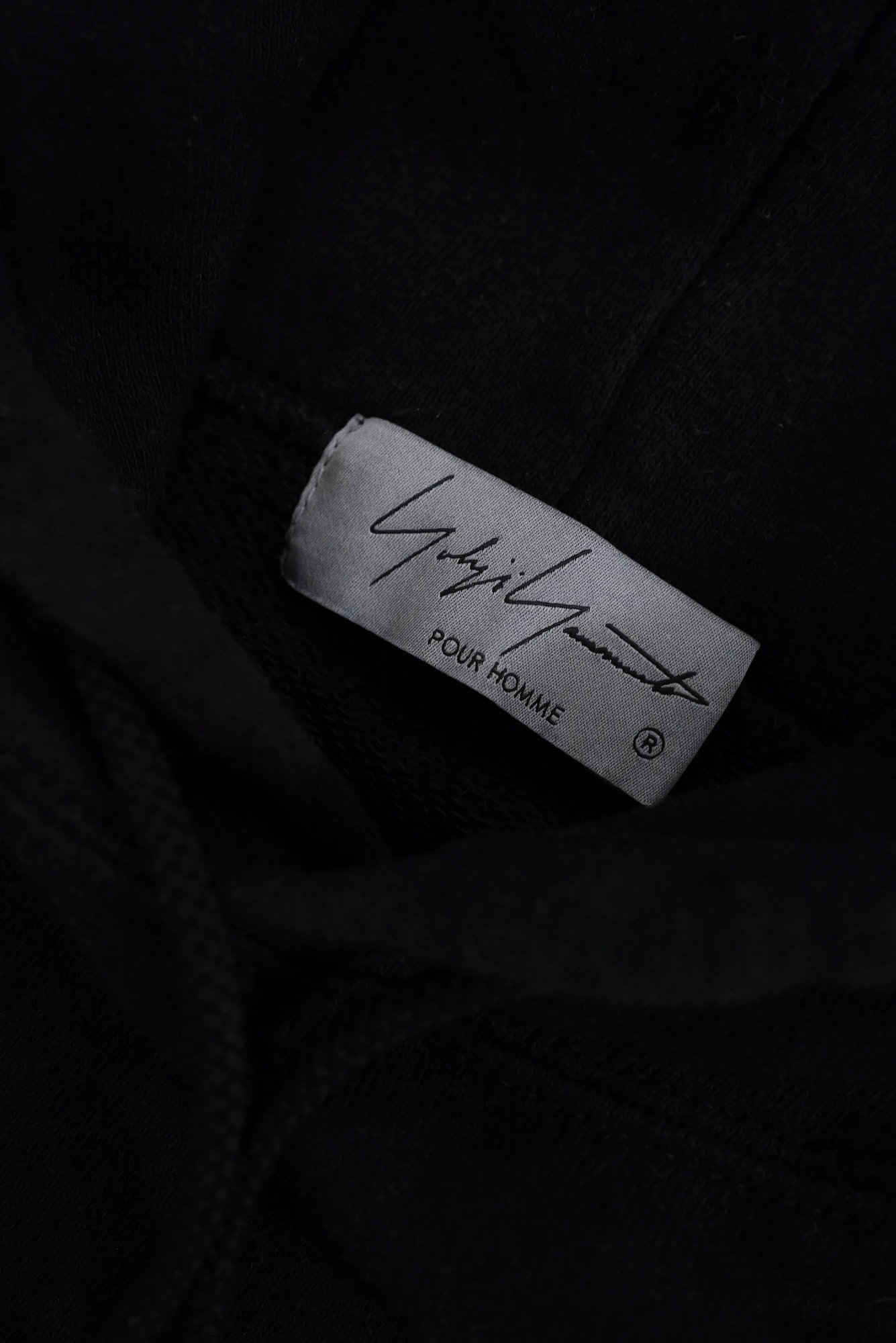 YOHJI YAMAMOTO Sweat Noir vintage, passéist — photo 5