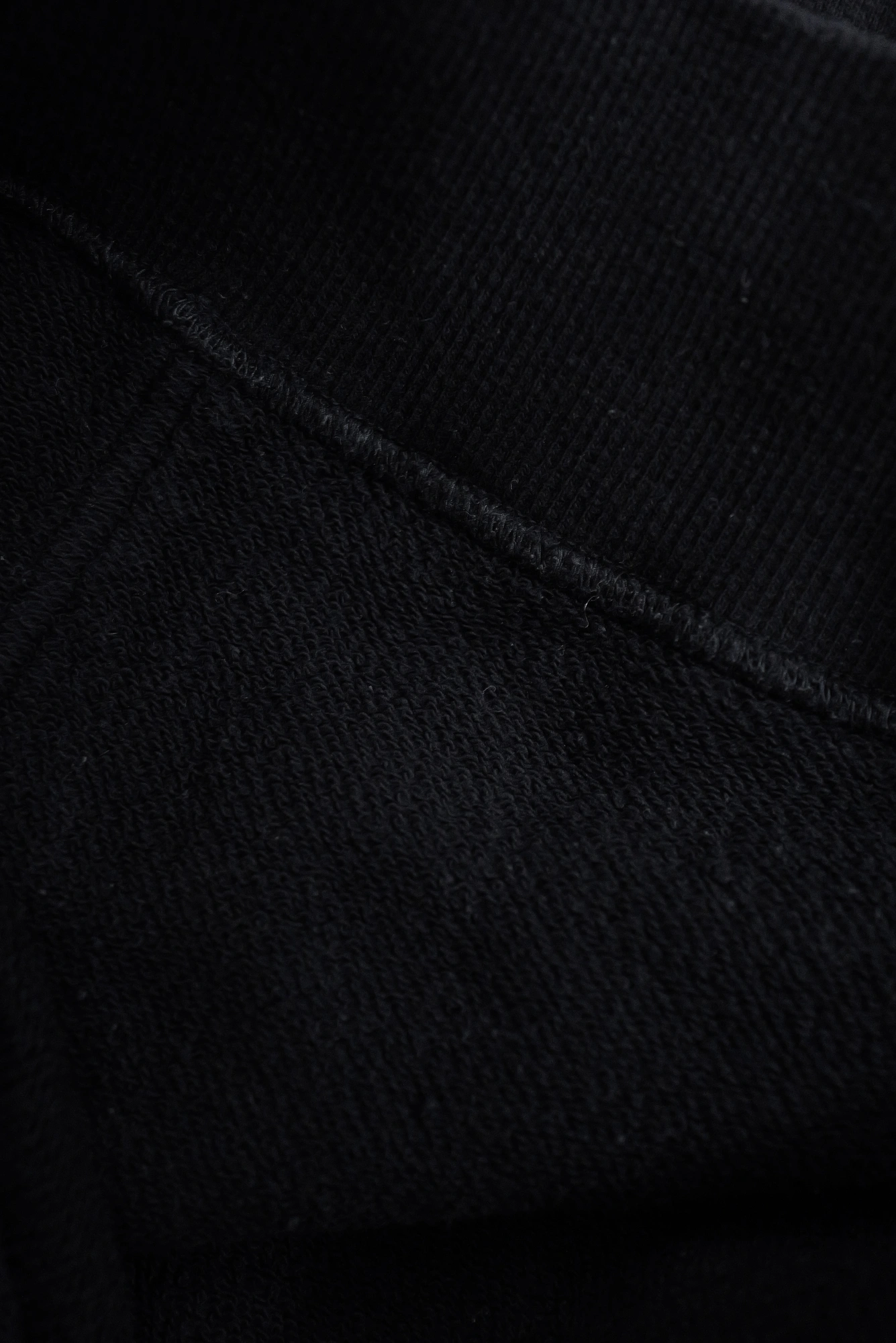 YOHJI YAMAMOTO Sweat Noir vintage, passéist — photo 9