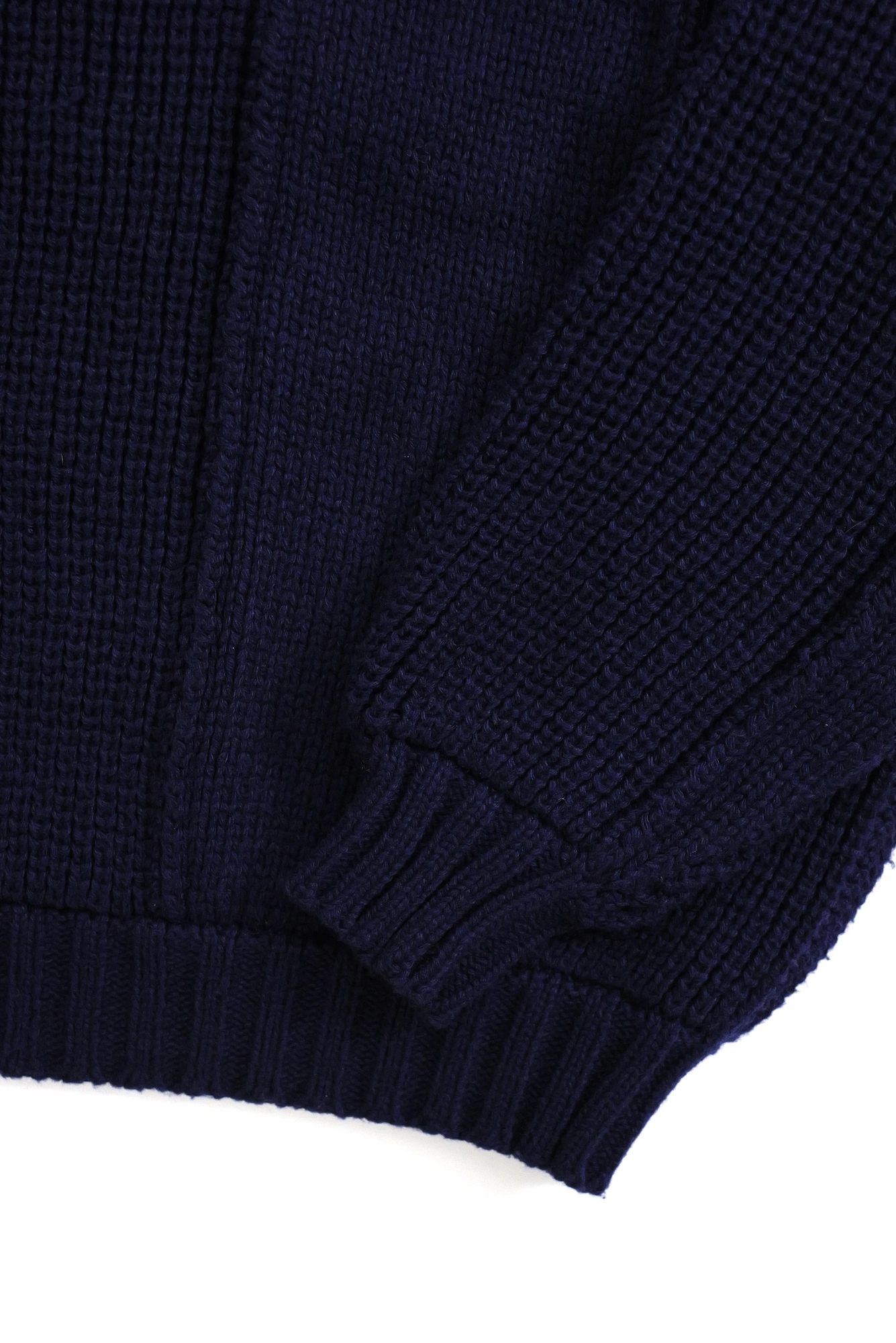 YOHJI YAMAMOTO Pull en laine Bleu vintage, passéist — photo 3