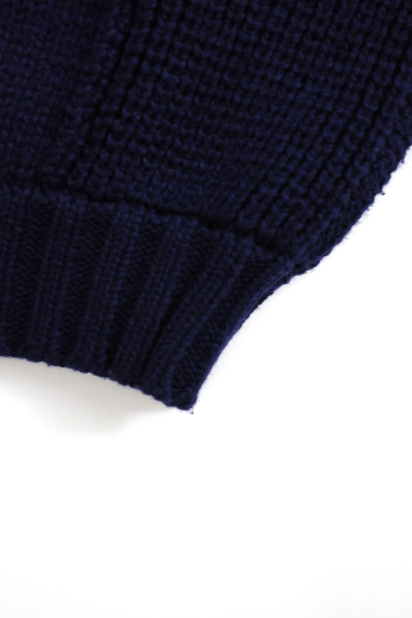 YOHJI YAMAMOTO Pull en laine Bleu vintage, passéist — photo 6