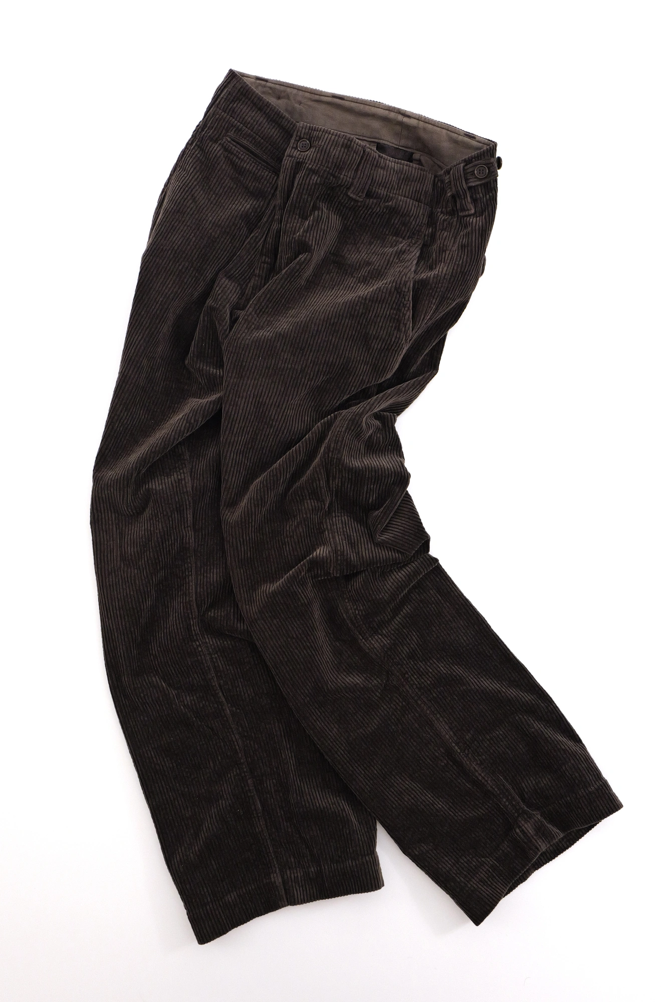 COMME DES GARÇONS Pantalon Marron vintage, passéist — photo 1