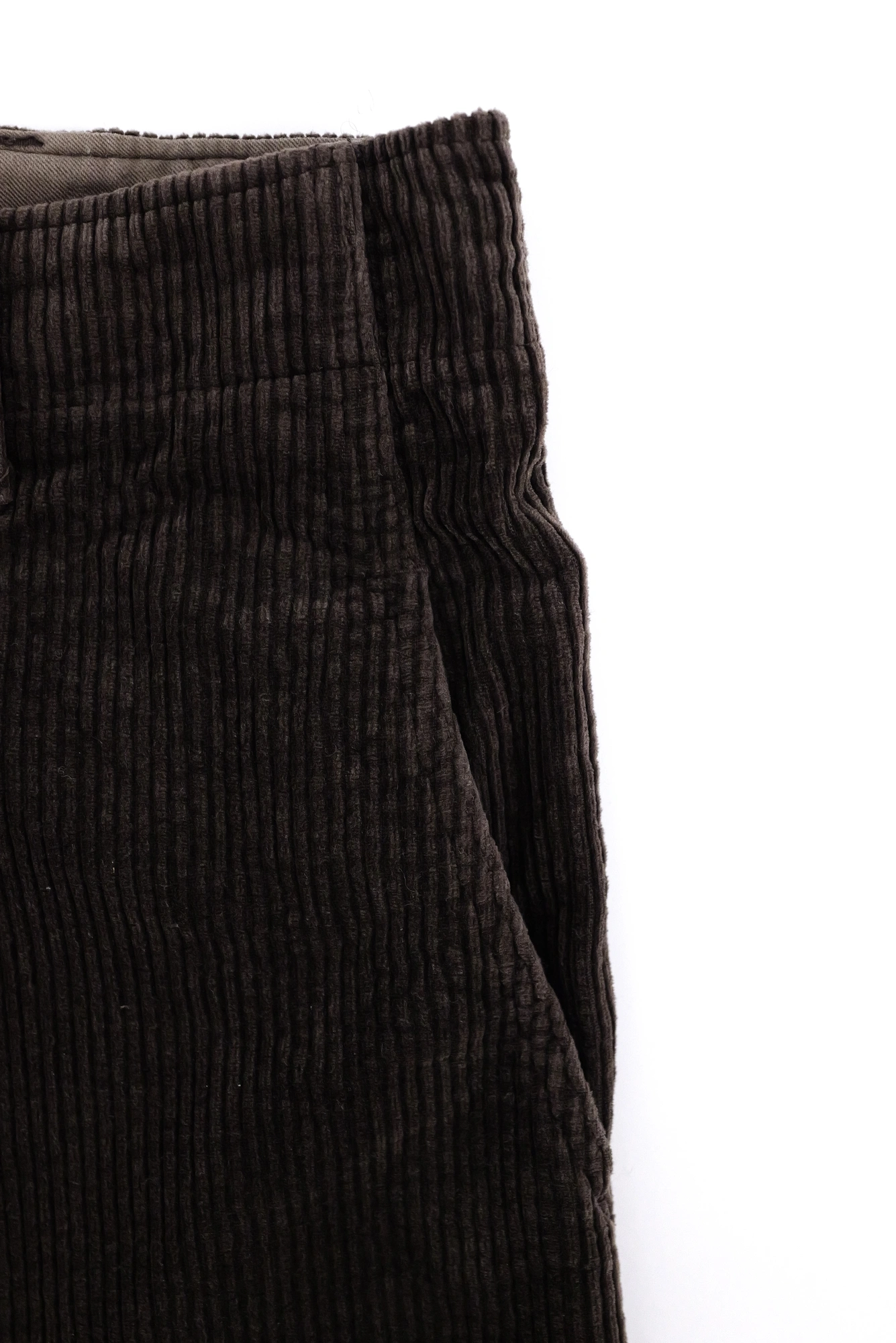 COMME DES GARÇONS Pantalon Marron vintage, passéist — photo 7