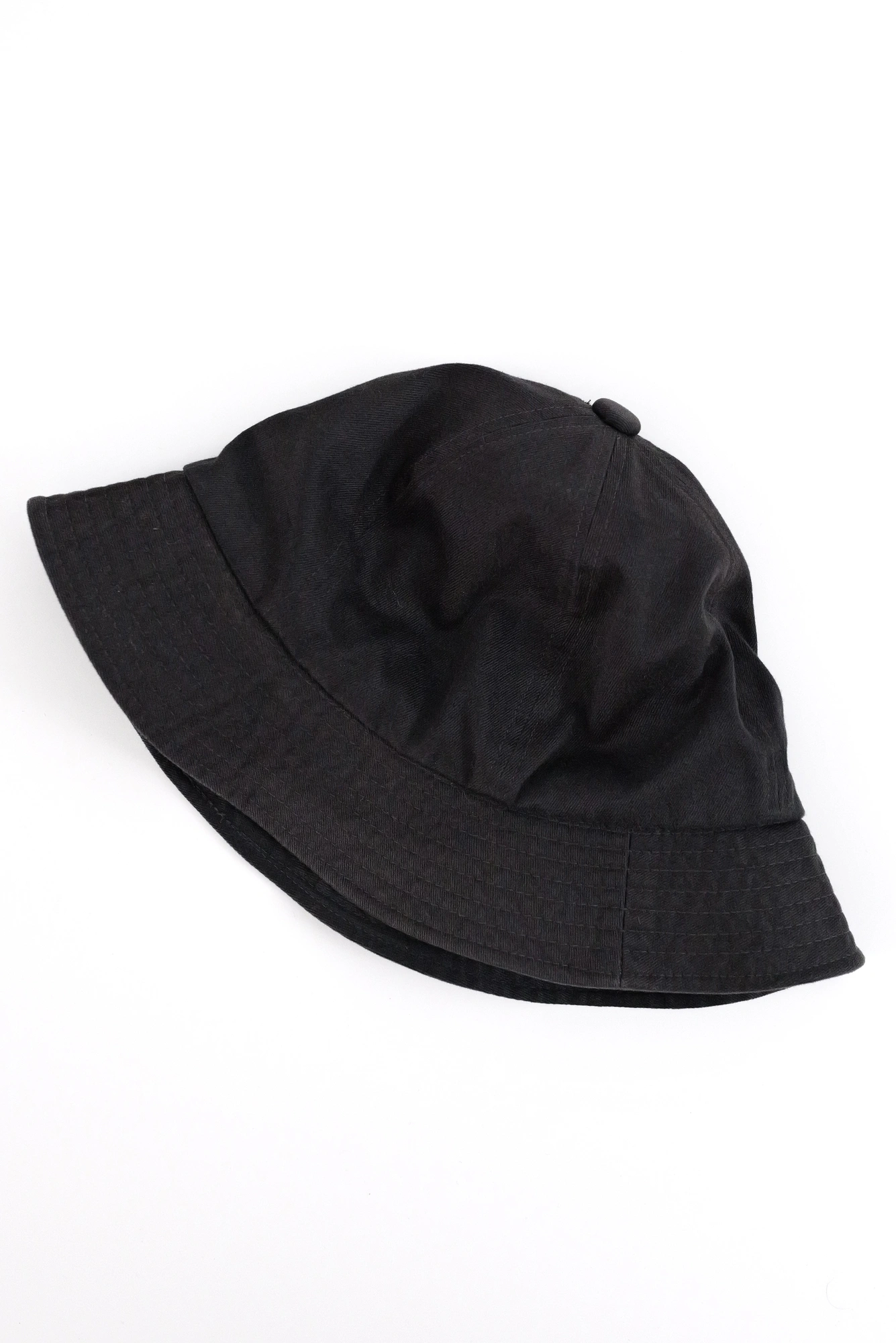 KIJIMA TAKAYUKI Chapeau / bonnet en soie Noir vintage, passéist — photo 2