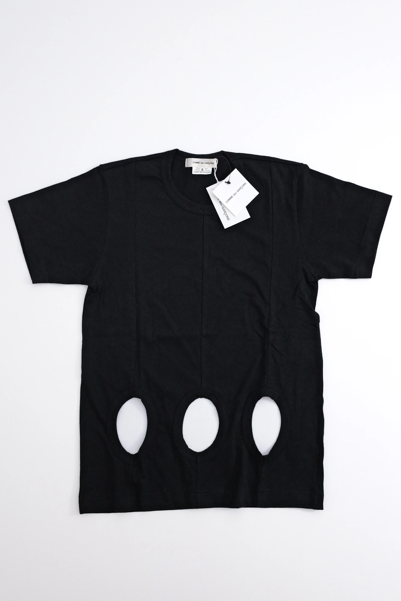 COMME DES GARÇONS Tee shirt Noir vintage, passéist — photo 1
