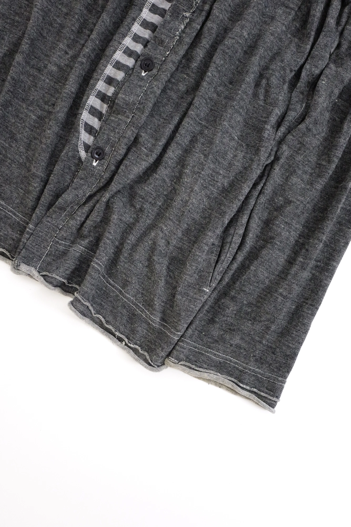 YOHJI YAMAMOTO Gilet Gris vintage, passéist — photo 3