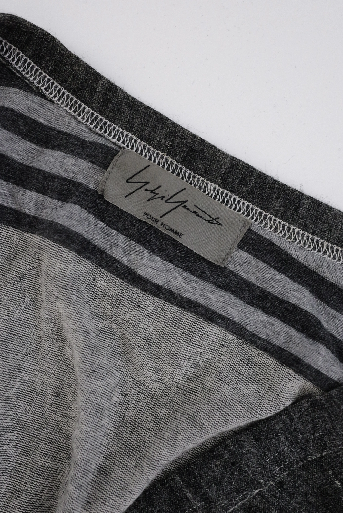 YOHJI YAMAMOTO Gilet Gris vintage, passéist — photo 4