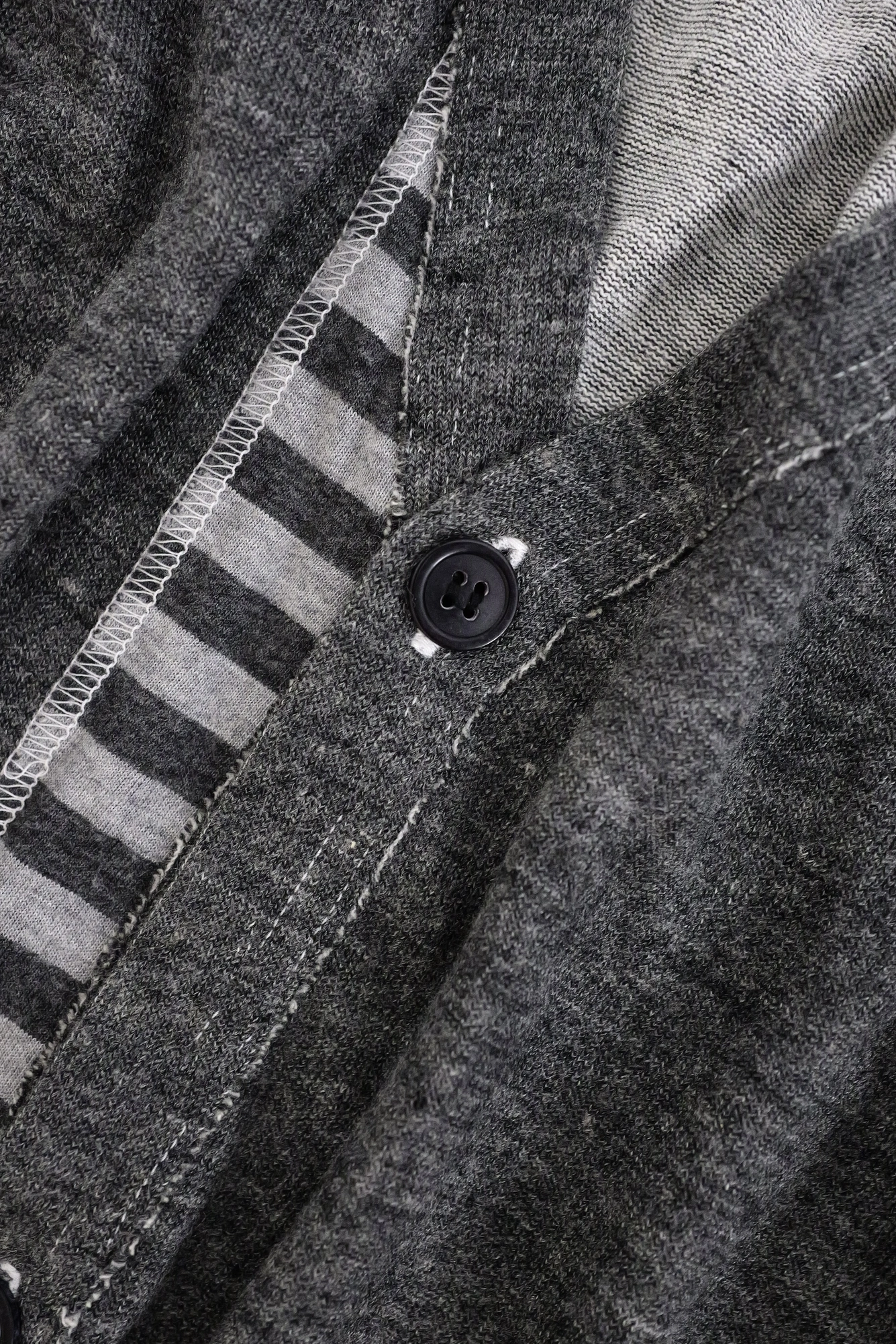 YOHJI YAMAMOTO Gilet Gris vintage, passéist — photo 6