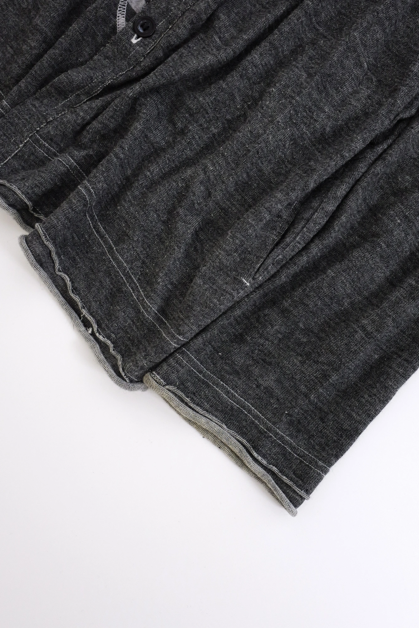 YOHJI YAMAMOTO Gilet Gris vintage, passéist — photo 8