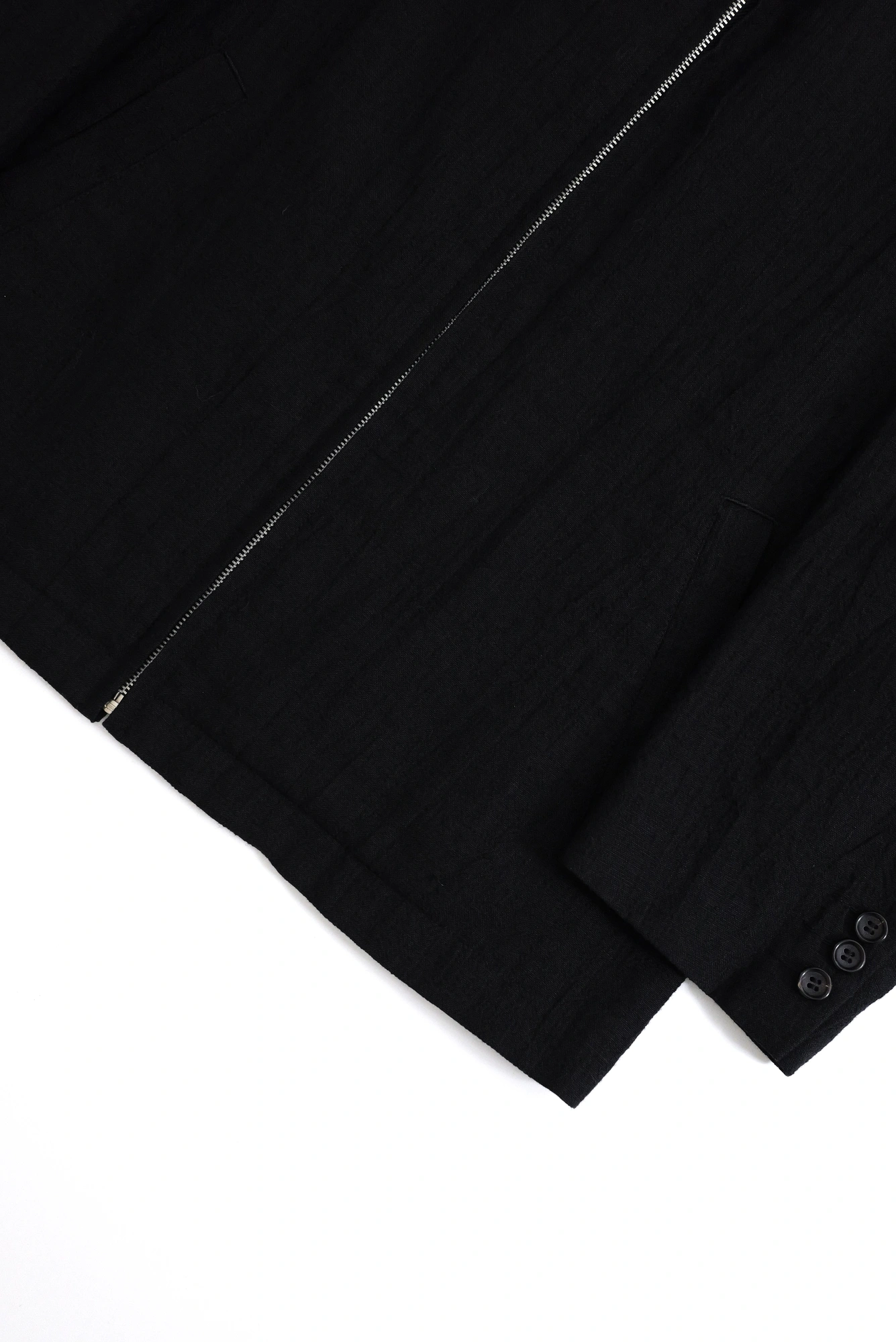 COMME DES GARÇONS Veste en laine Noir vintage, passéist — photo 3