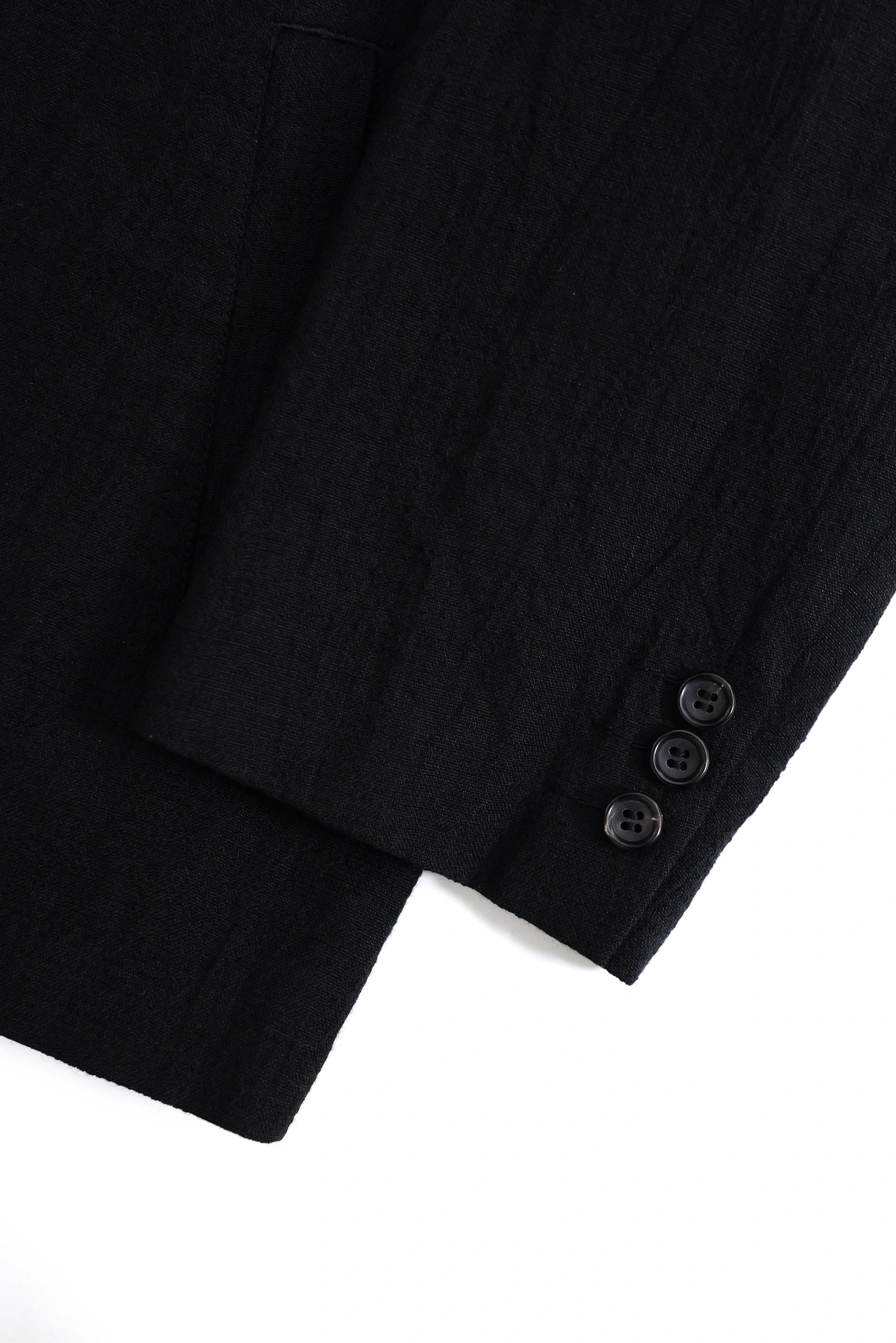 COMME DES GARÇONS Veste en laine Noir vintage, passéist — photo 4