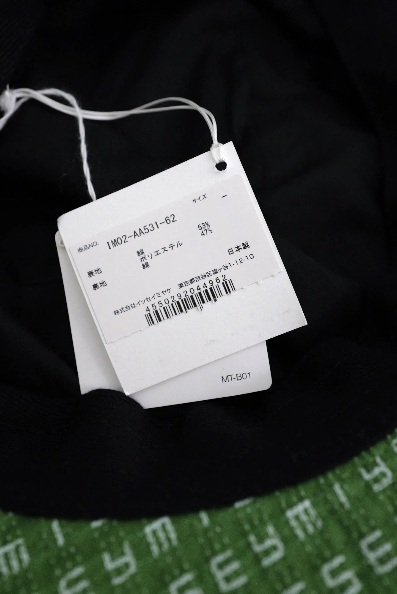 ISSEY MIYAKE Chapeau / bonnet Vert vintage, passéist — photo 11