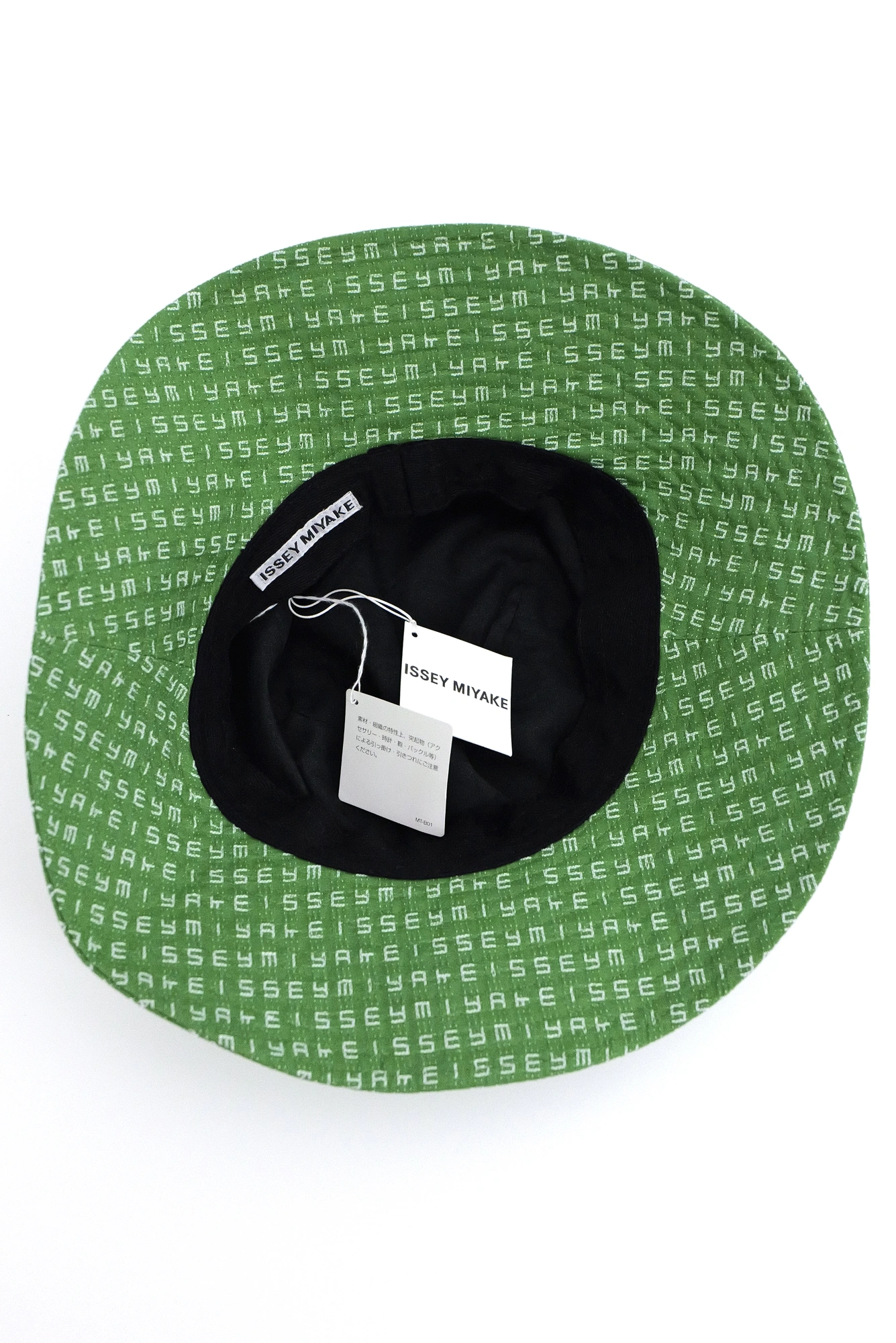 ISSEY MIYAKE Chapeau / bonnet Vert vintage, passéist — photo 8