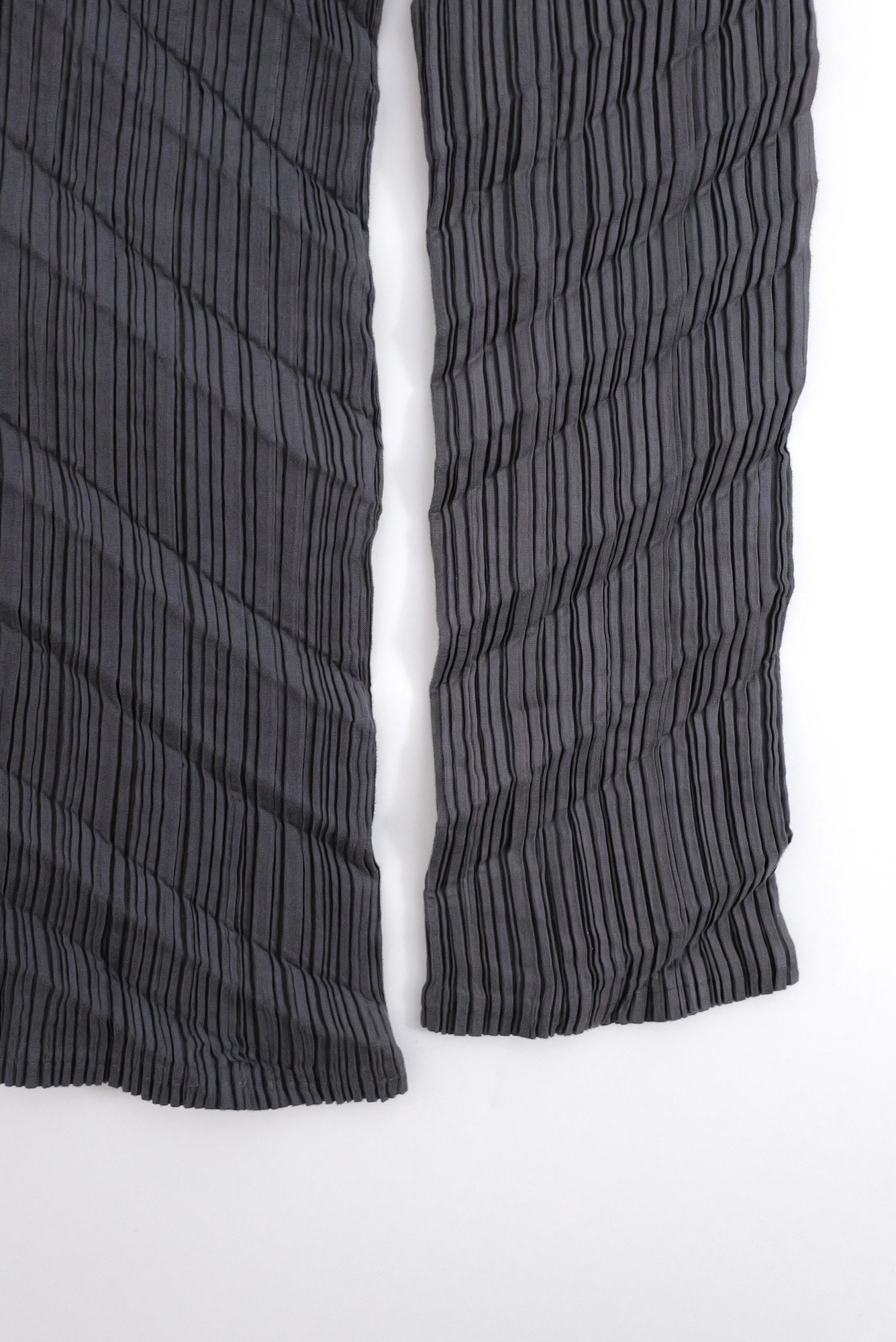 ISSEY MIYAKE Blouse Gris vintage, passéist — photo 11