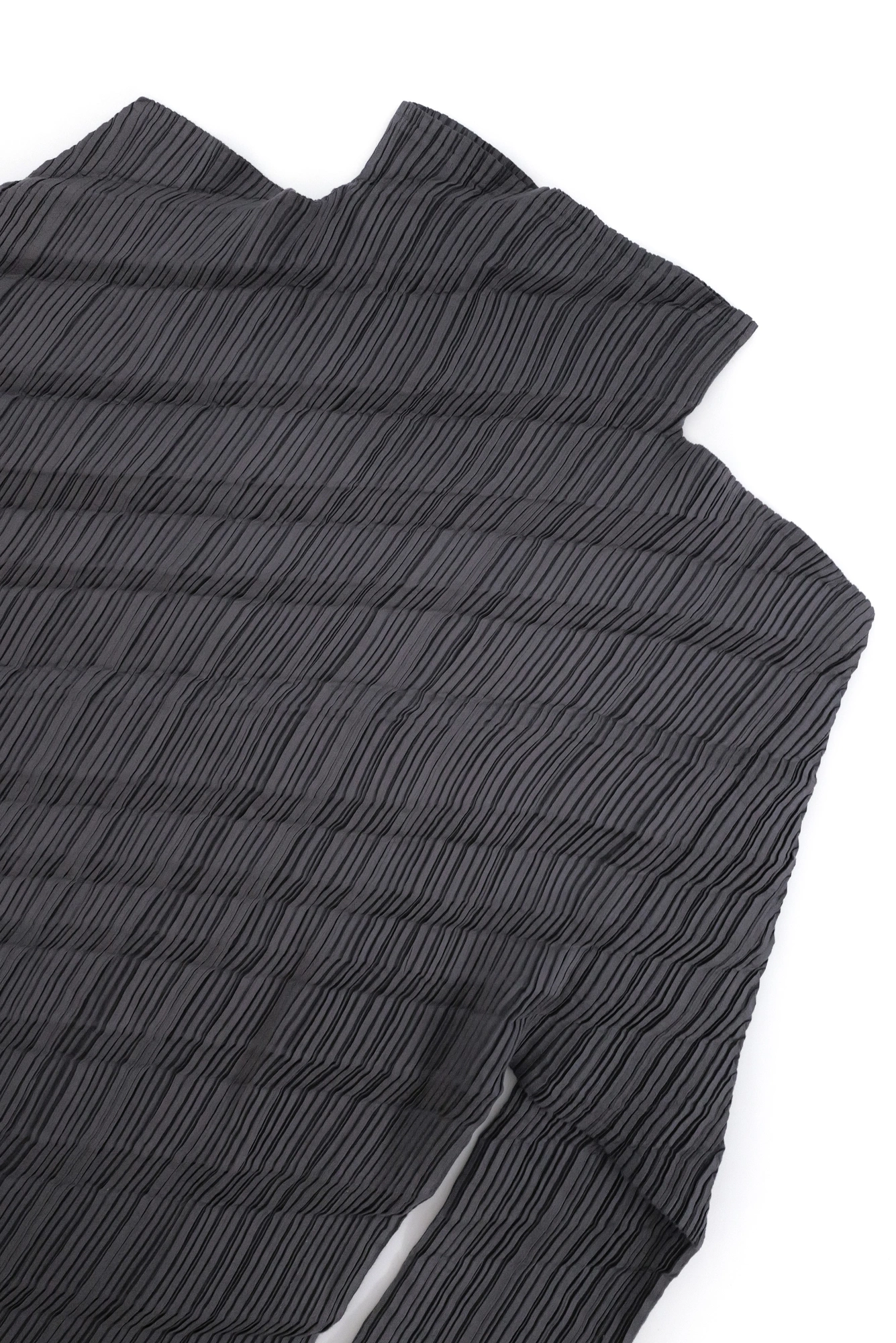 ISSEY MIYAKE Blouse Gris vintage, passéist — photo 13