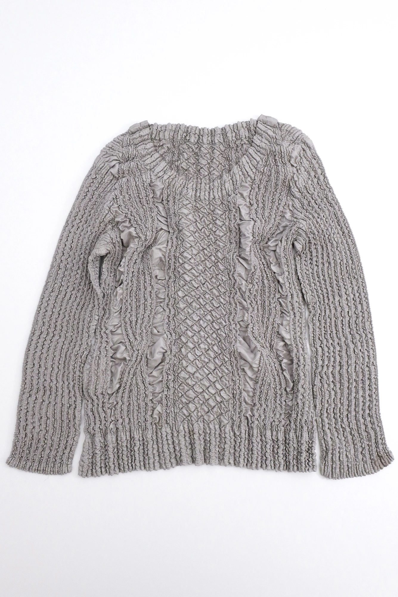 YOSHIKI HISHINUMA Blouse Gris vintage, passéist — photo 1