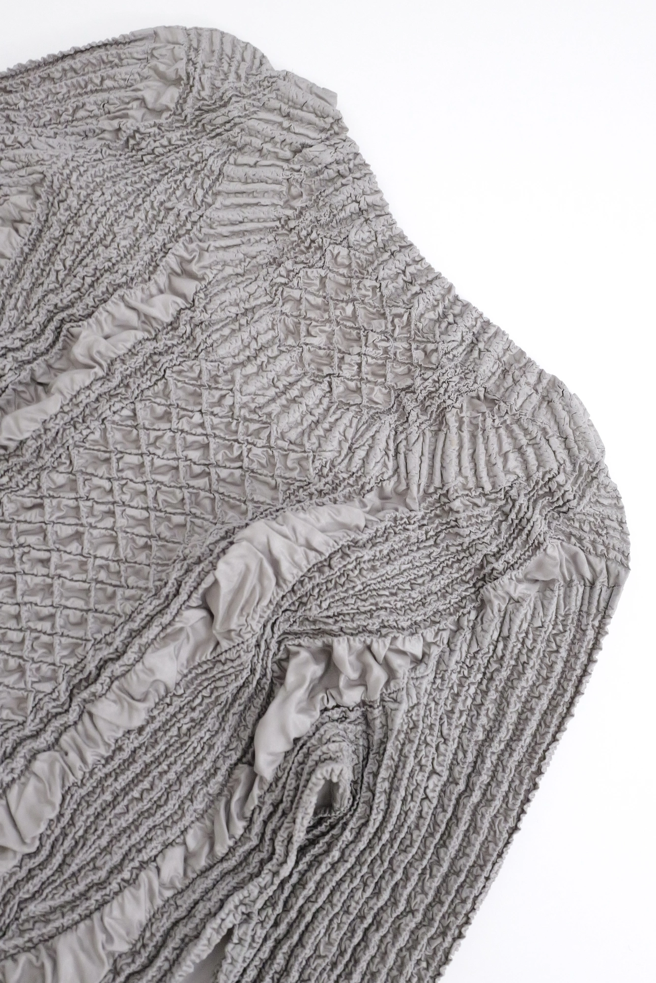 YOSHIKI HISHINUMA Blouse Gris vintage, passéist — photo 13