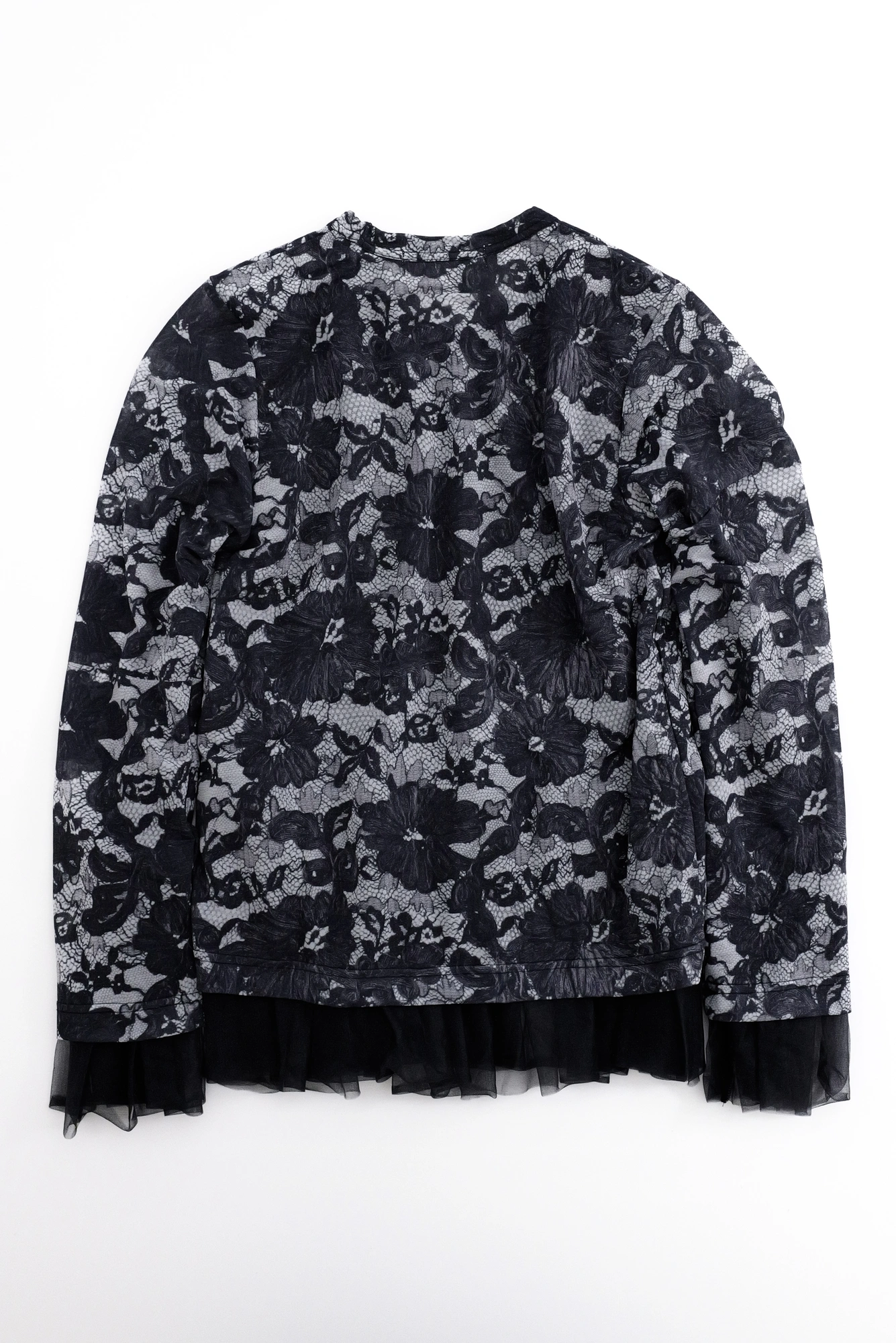 COMME DES GARÇONS Blouse Gris vintage, passéist — photo 13