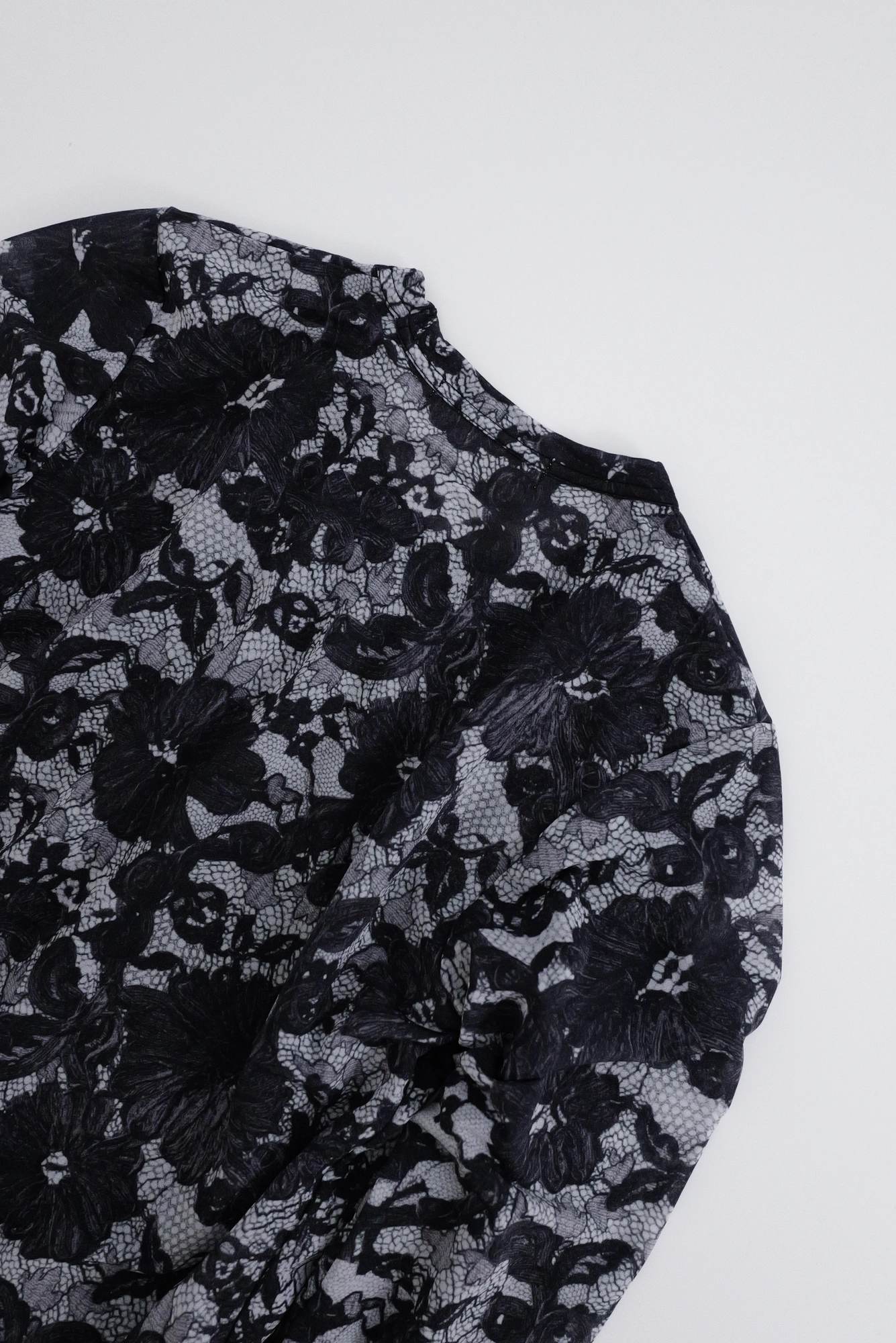 COMME DES GARÇONS Blouse Gris vintage, passéist — photo 14