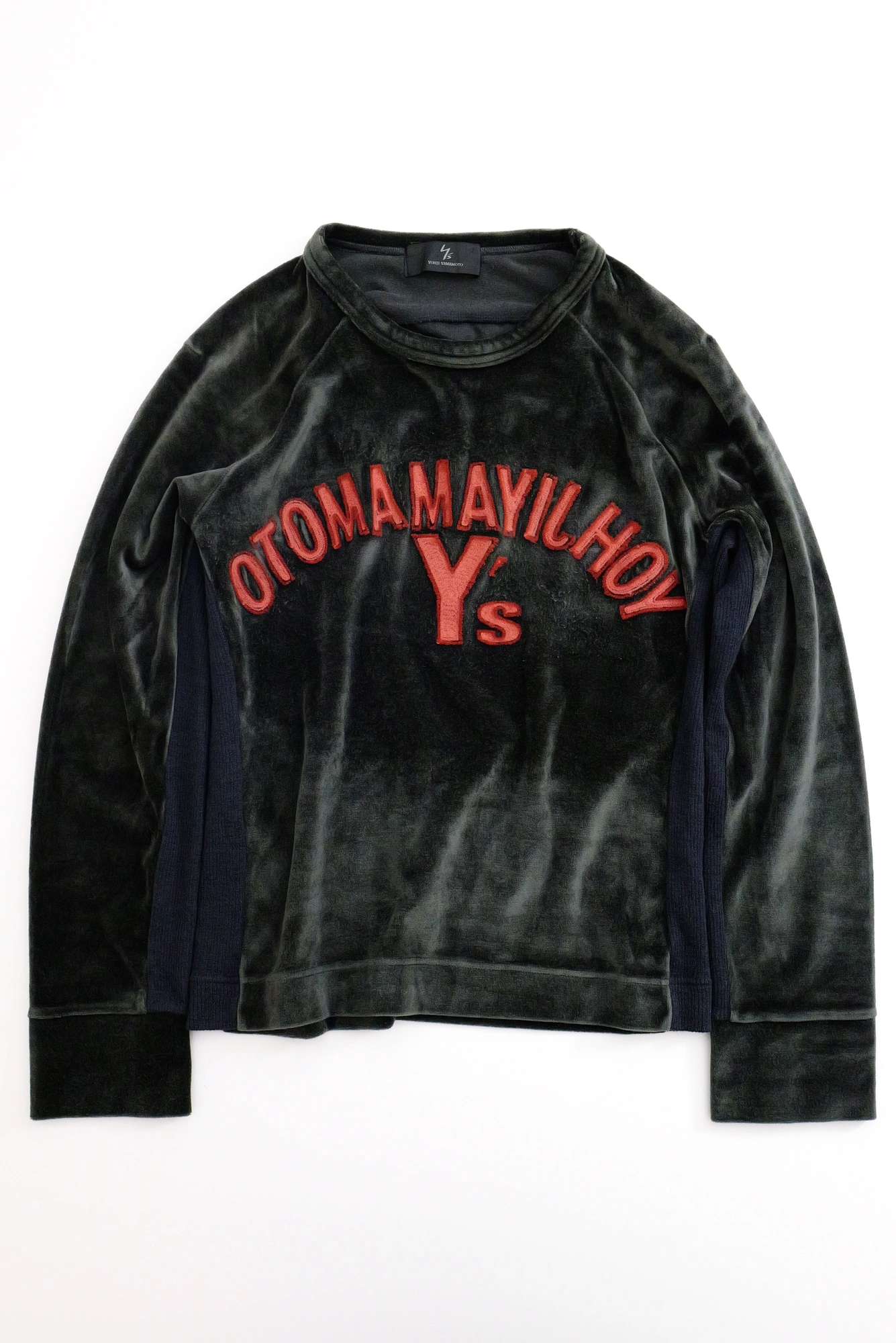 YOHJI YAMAMOTO Sweat Kaki vintage, passéist — photo 1