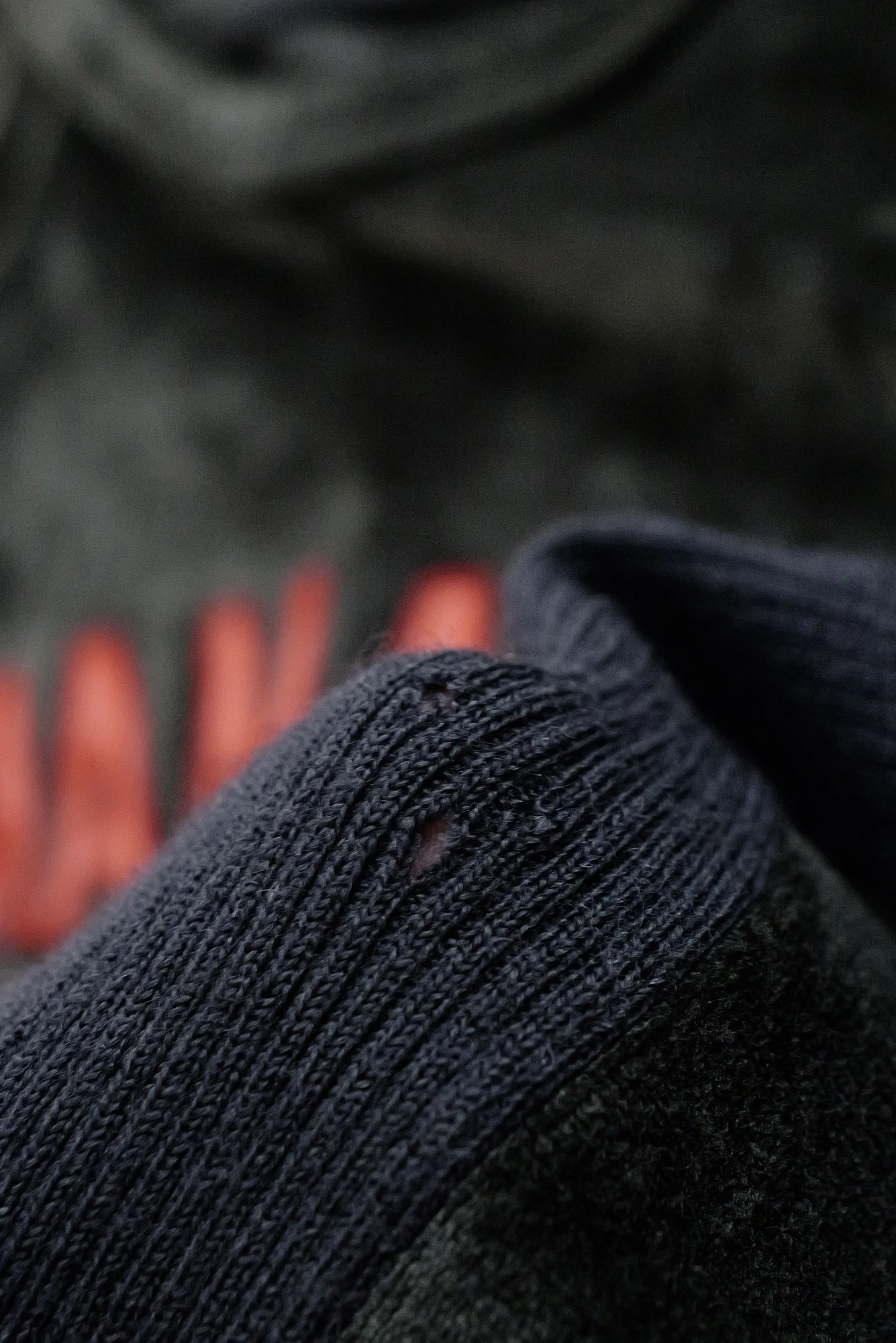YOHJI YAMAMOTO Sweat Kaki vintage, passéist — photo 16