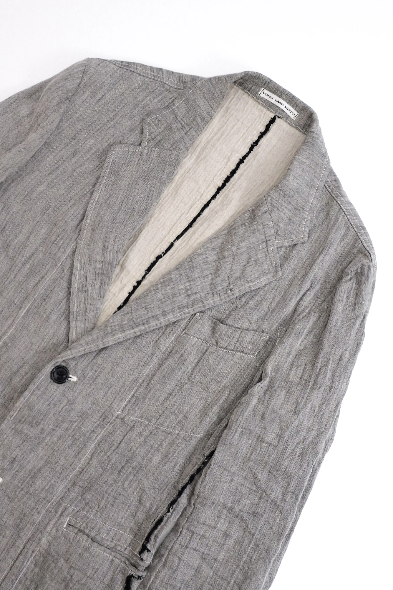 YOHJI YAMAMOTO Veste Gris vintage, passéist — photo 2