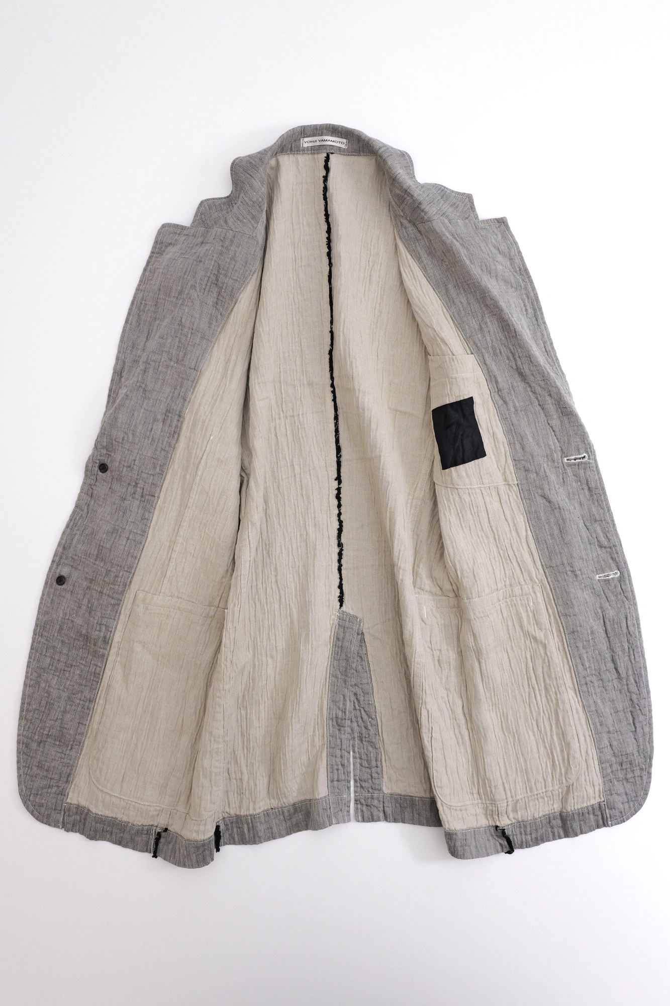 YOHJI YAMAMOTO Veste Gris vintage, passéist — photo 12