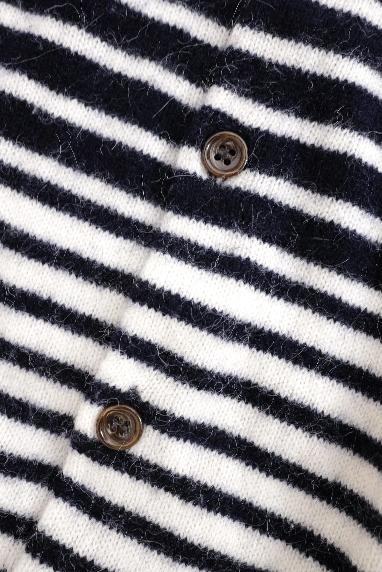 COMME DES GARÇONS Gilet en laine Marine vintage, passéist — photo 5