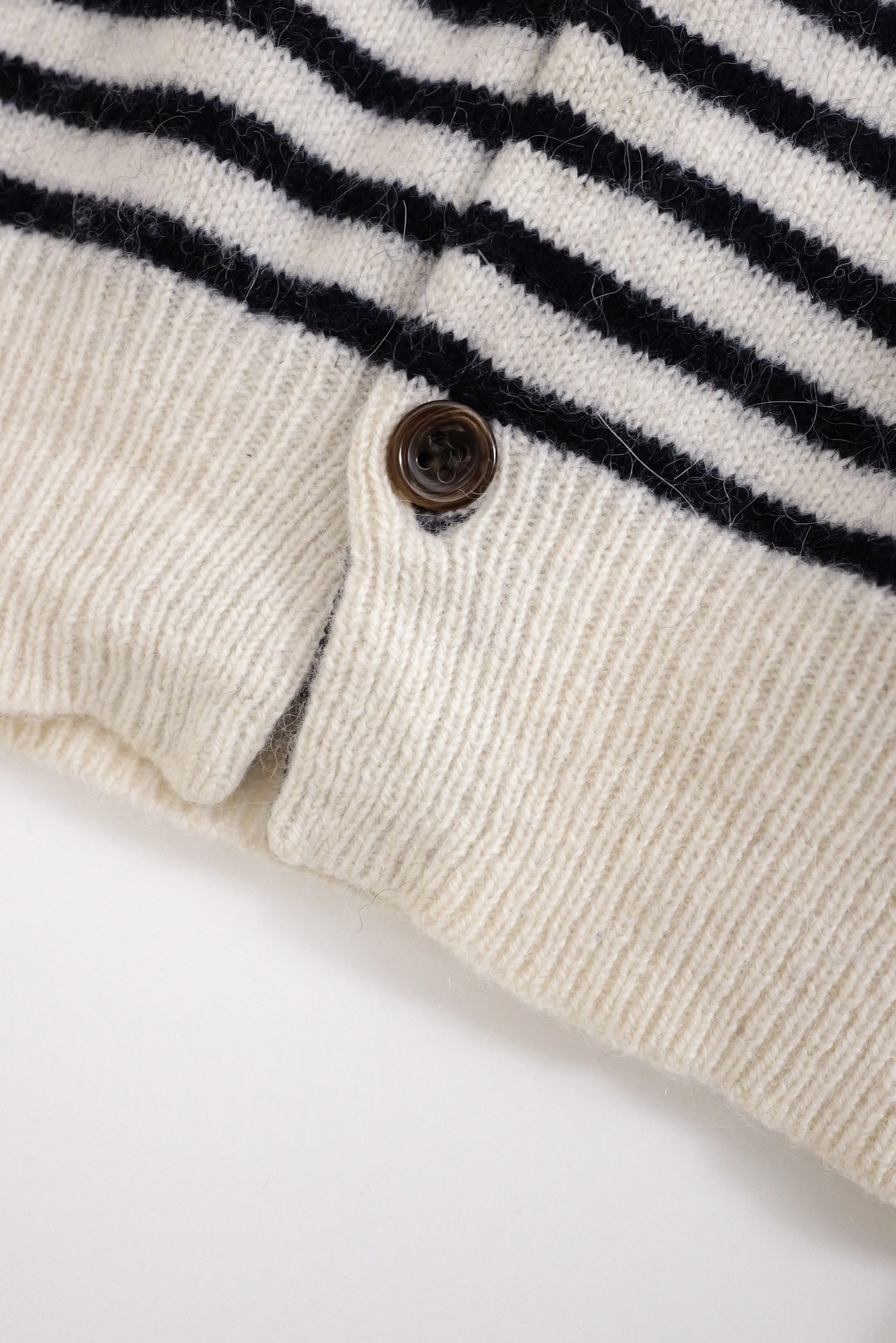 COMME DES GARÇONS Gilet en laine Marine vintage, passéist — photo 6