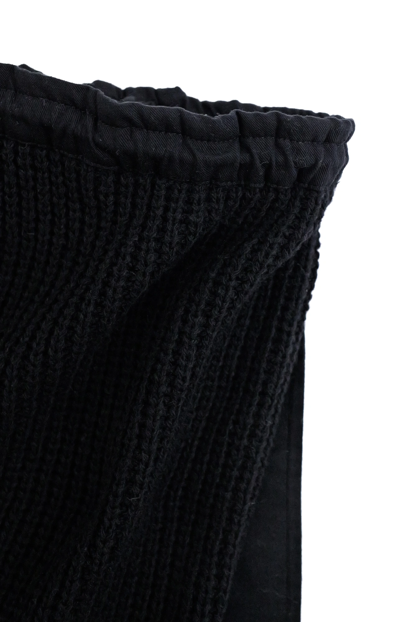 YOHJI YAMAMOTO Jupe mi-longue en laine Noir vintage, passéist — photo 1