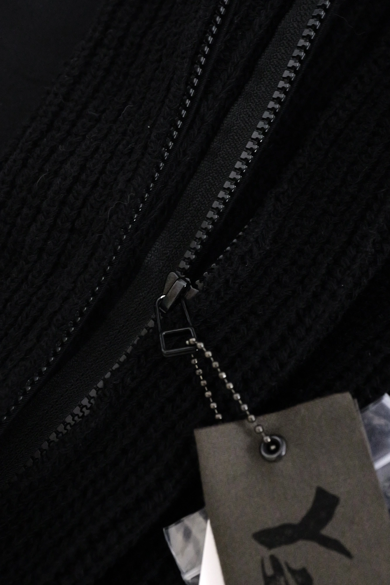 YOHJI YAMAMOTO Jupe mi-longue en laine Noir vintage, passéist — photo 14