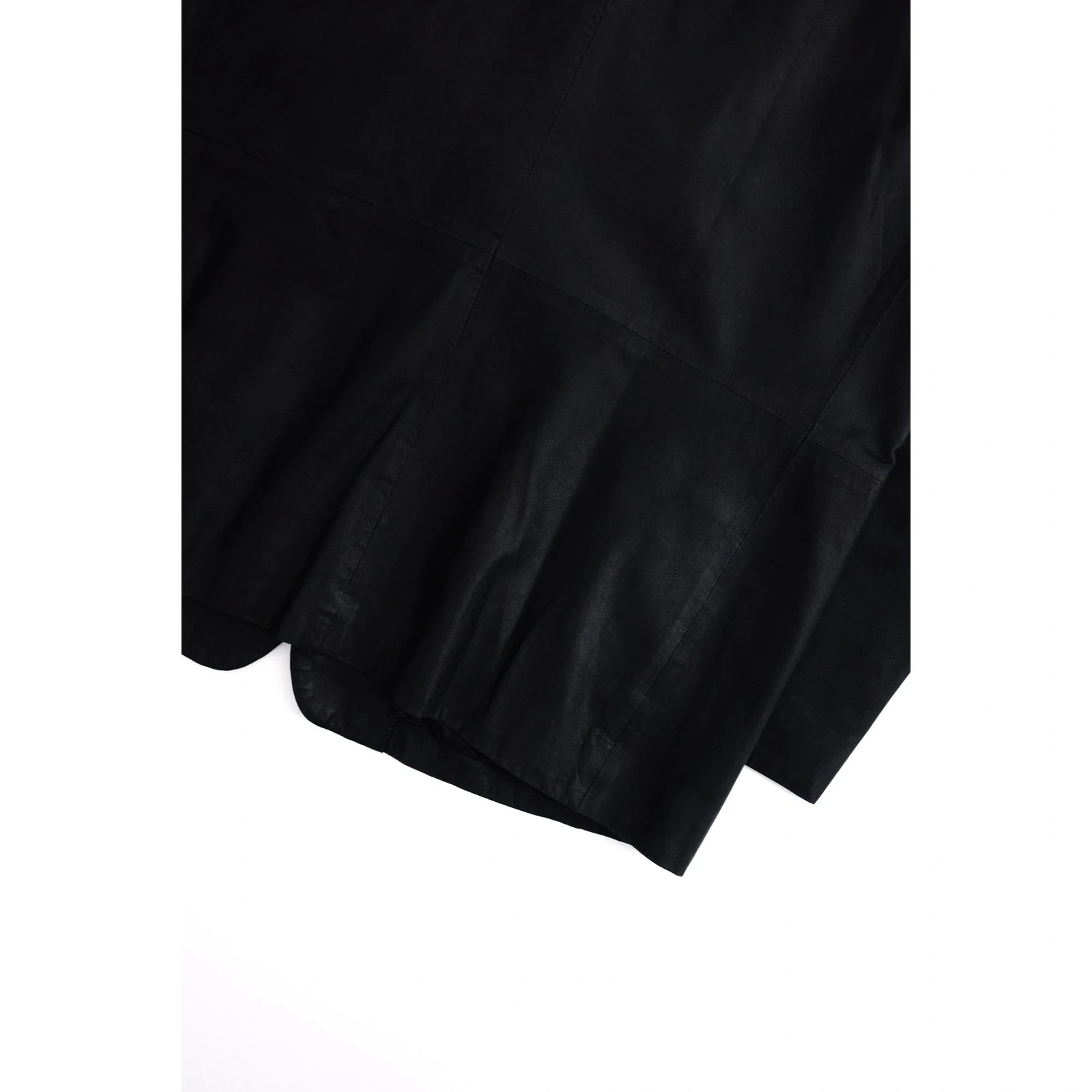 ISSEY MIYAKE Veste en cuir Anthracite vintage, passéist — photo 13