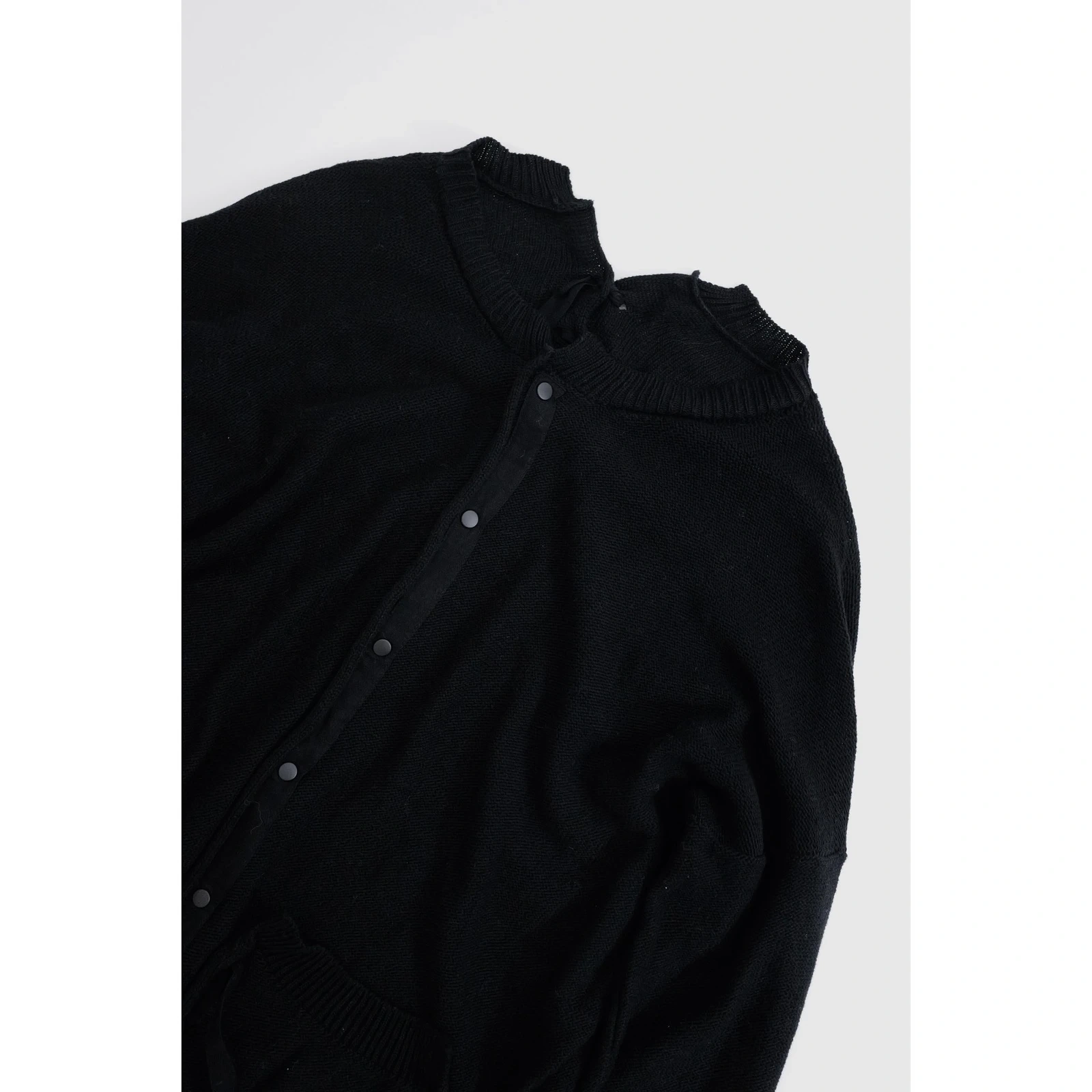 YOHJI YAMAMOTO Gilet long Noir vintage, passéist — photo 2