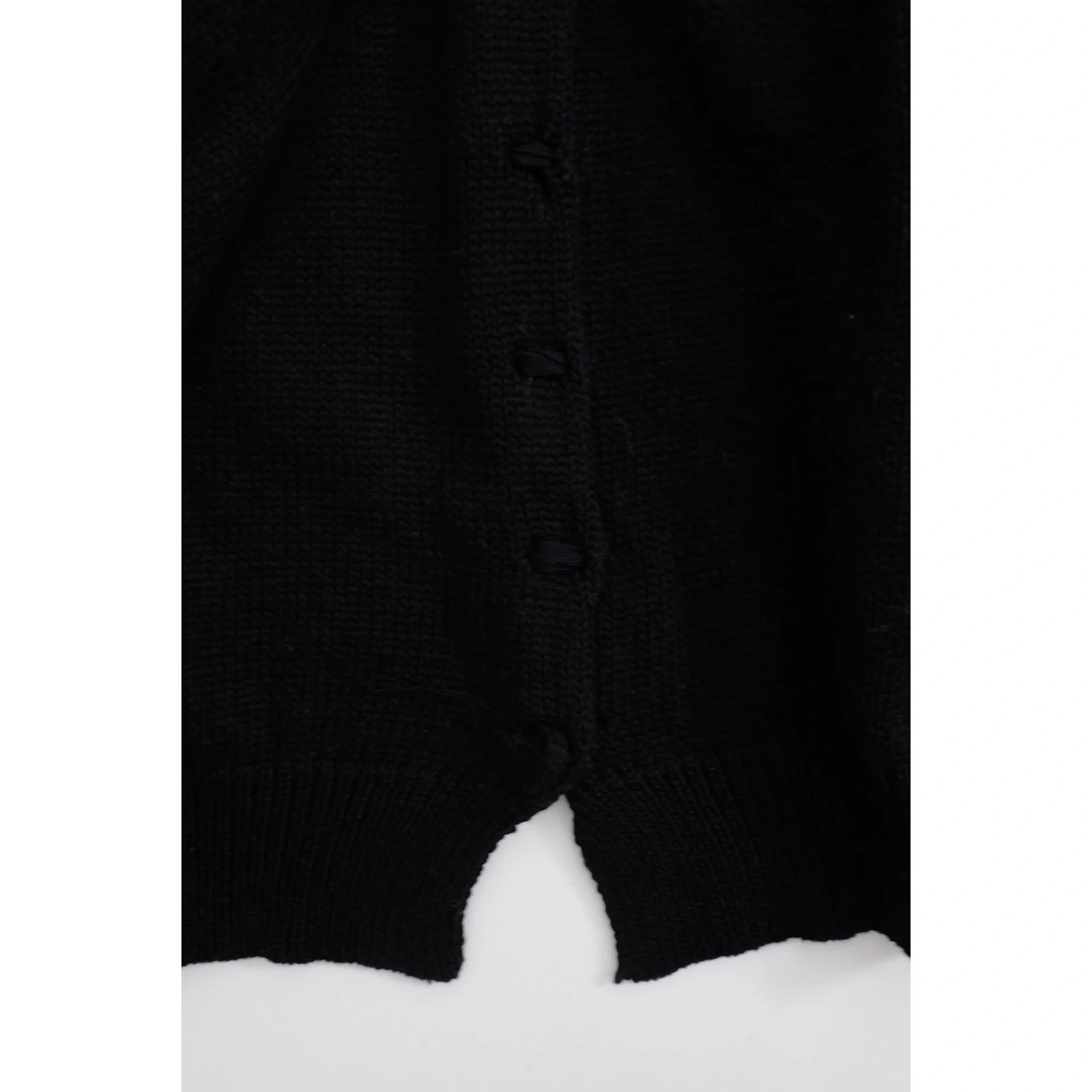 YOHJI YAMAMOTO Gilet long Noir vintage, passéist — photo 11